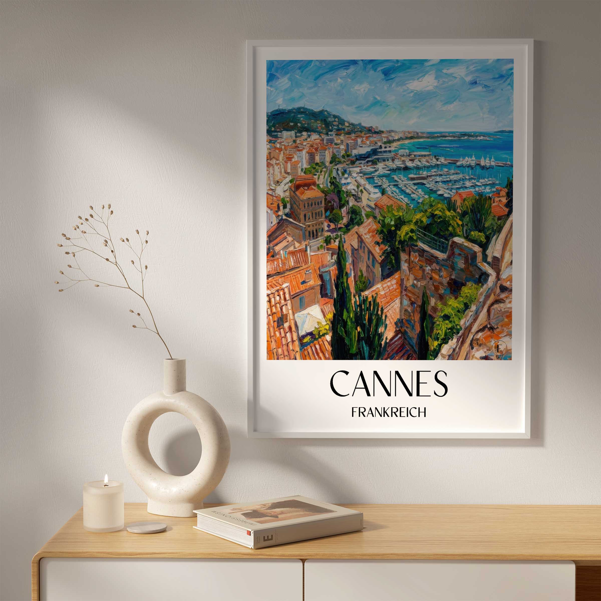 cannes-frankreich-poster-oil-painting-oelgemaelde