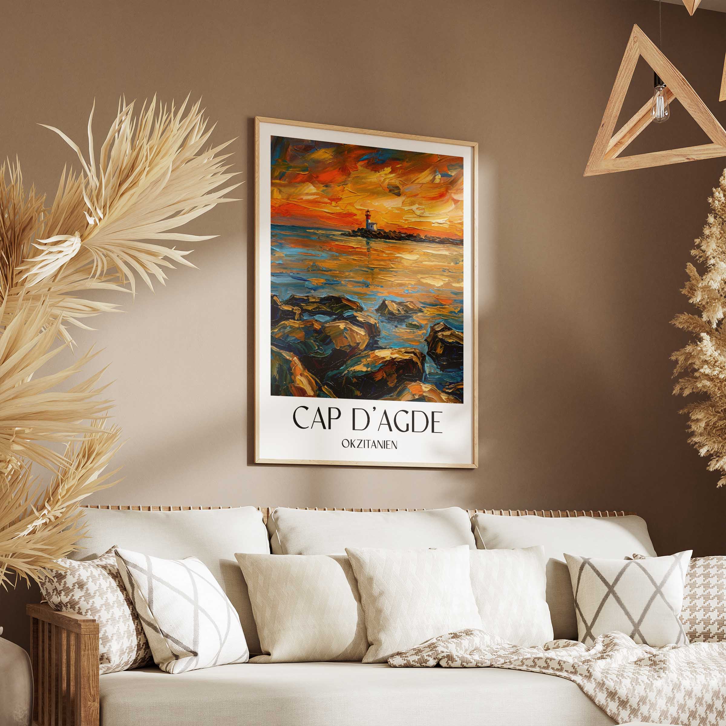 cap-d'agde-okzitanien-frankreich-poster-oil-painting-oelgemaelde