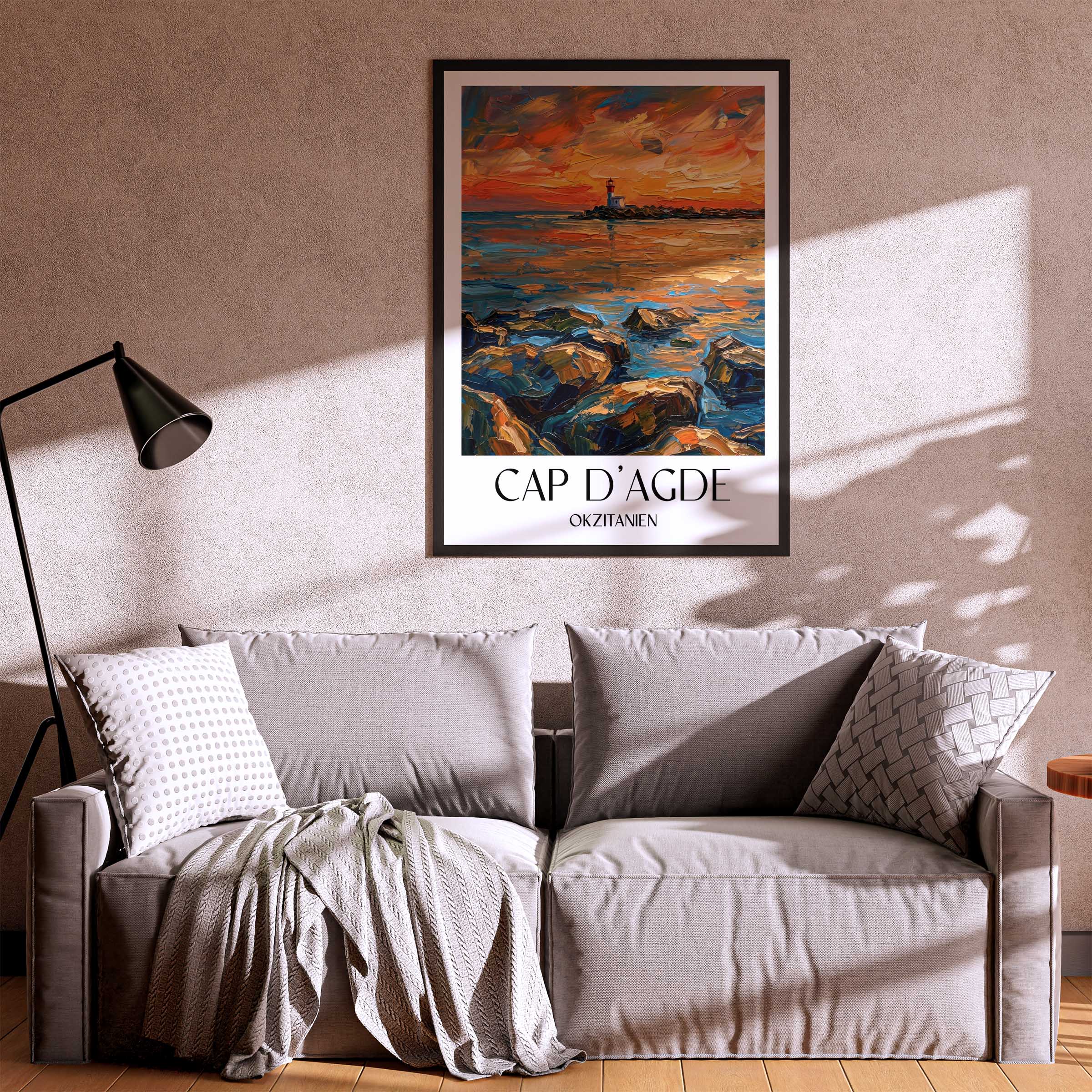 cap-d'agde-okzitanien-frankreich-poster-oil-painting-oelgemaelde