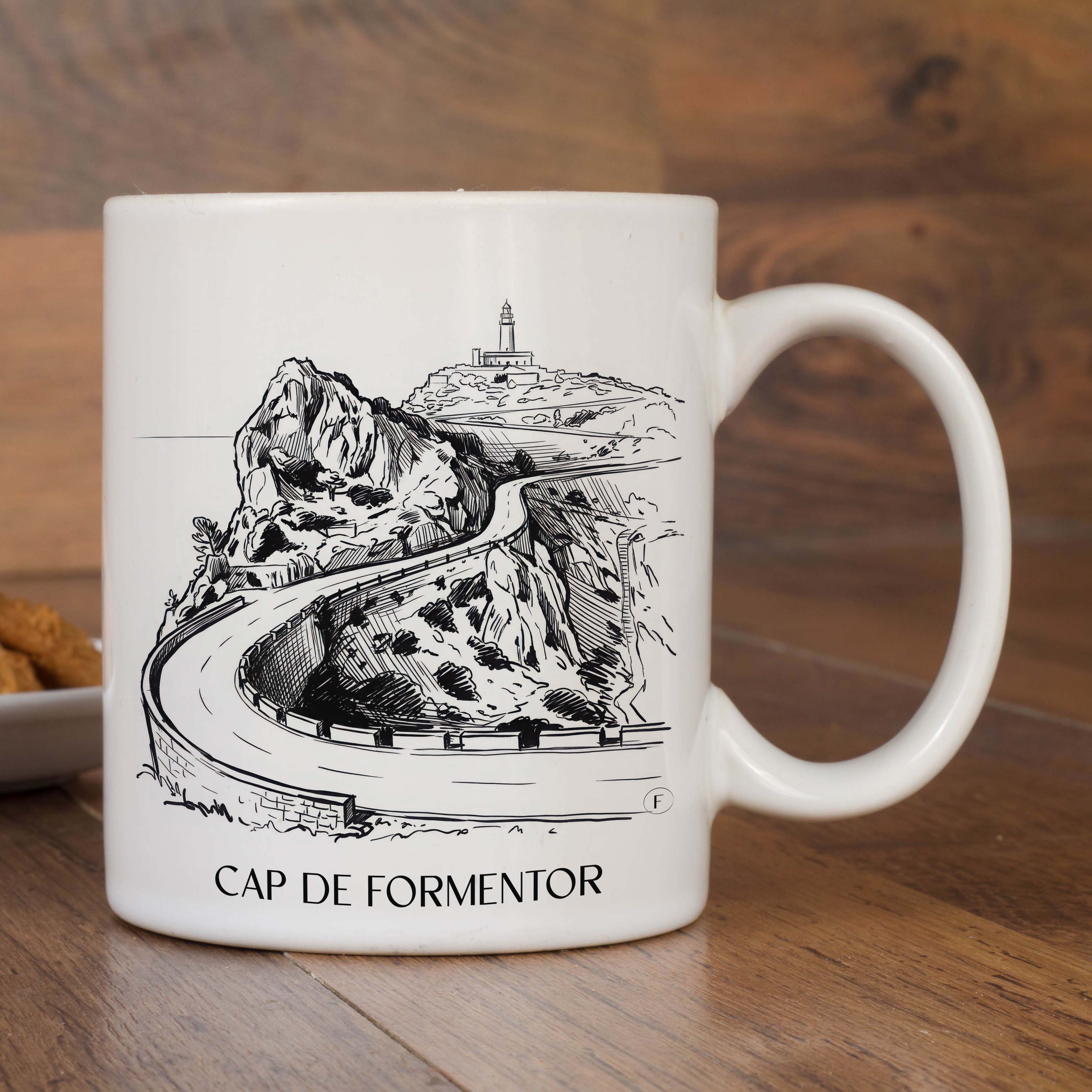 cap-de-formentor-mallorca-spanien-kaffeebecher-skizze