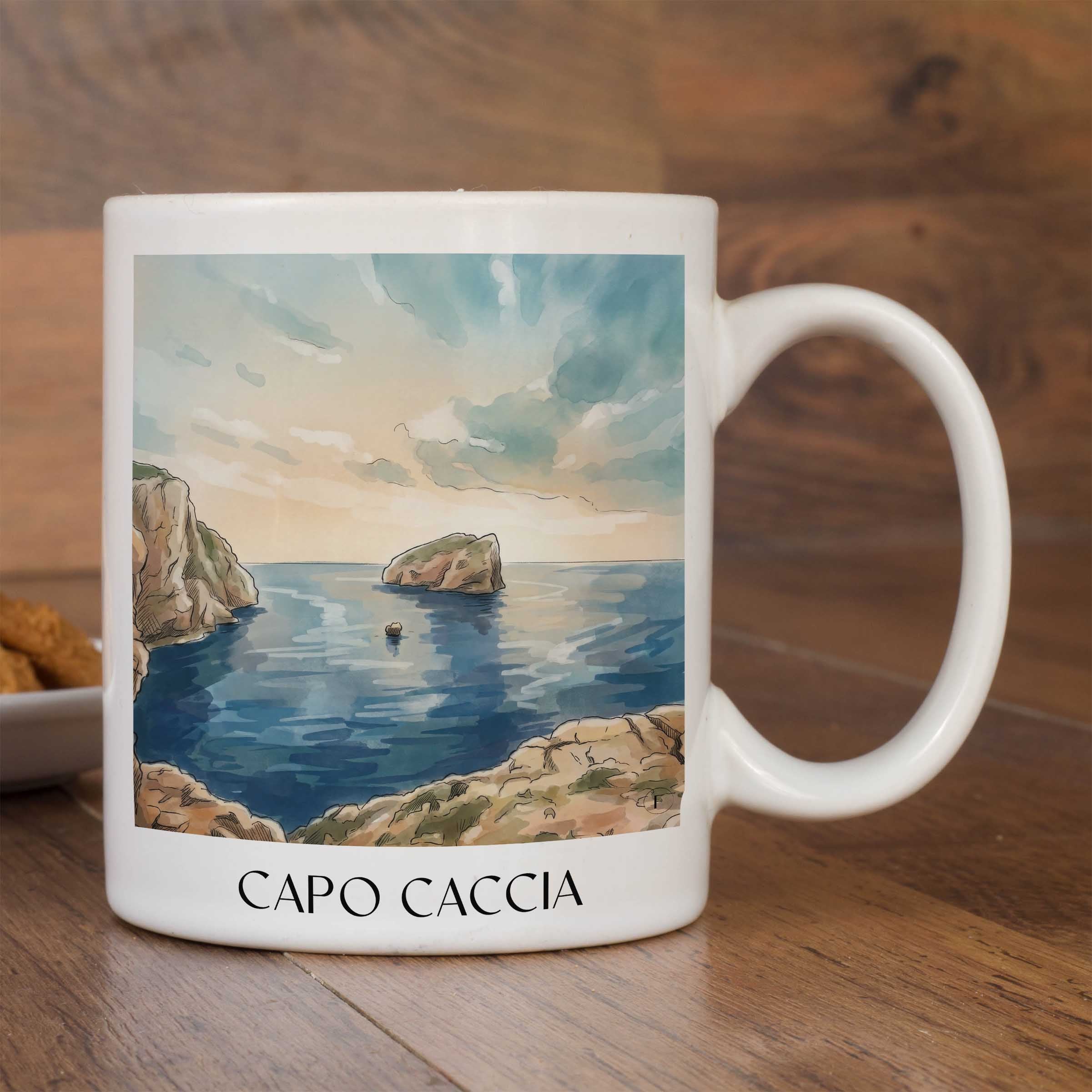 capo-caccia-sardinien-italien-kaffeebecher-aquarell
