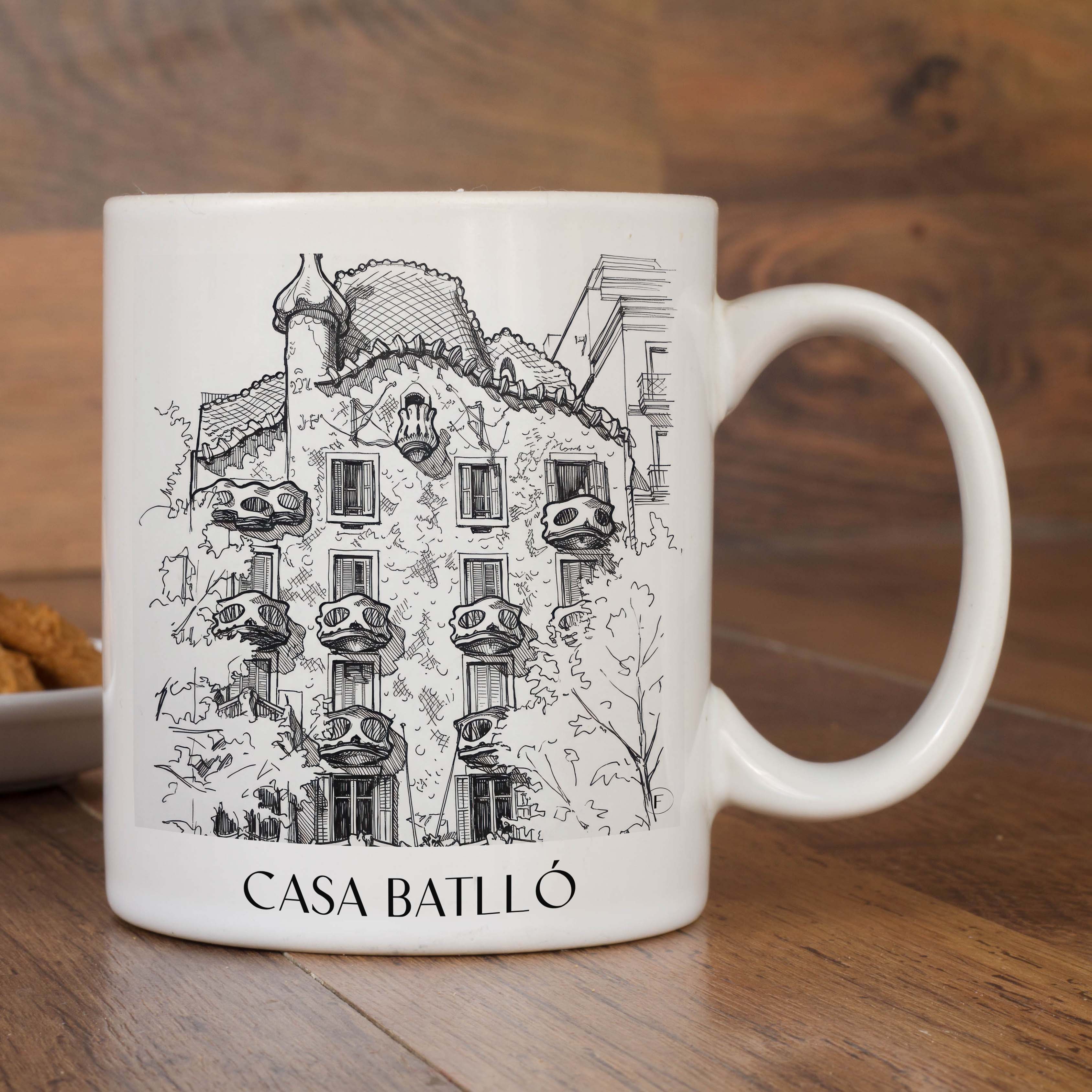 casa-batlló-barcelona-spanien-kaffeebecher-skizze