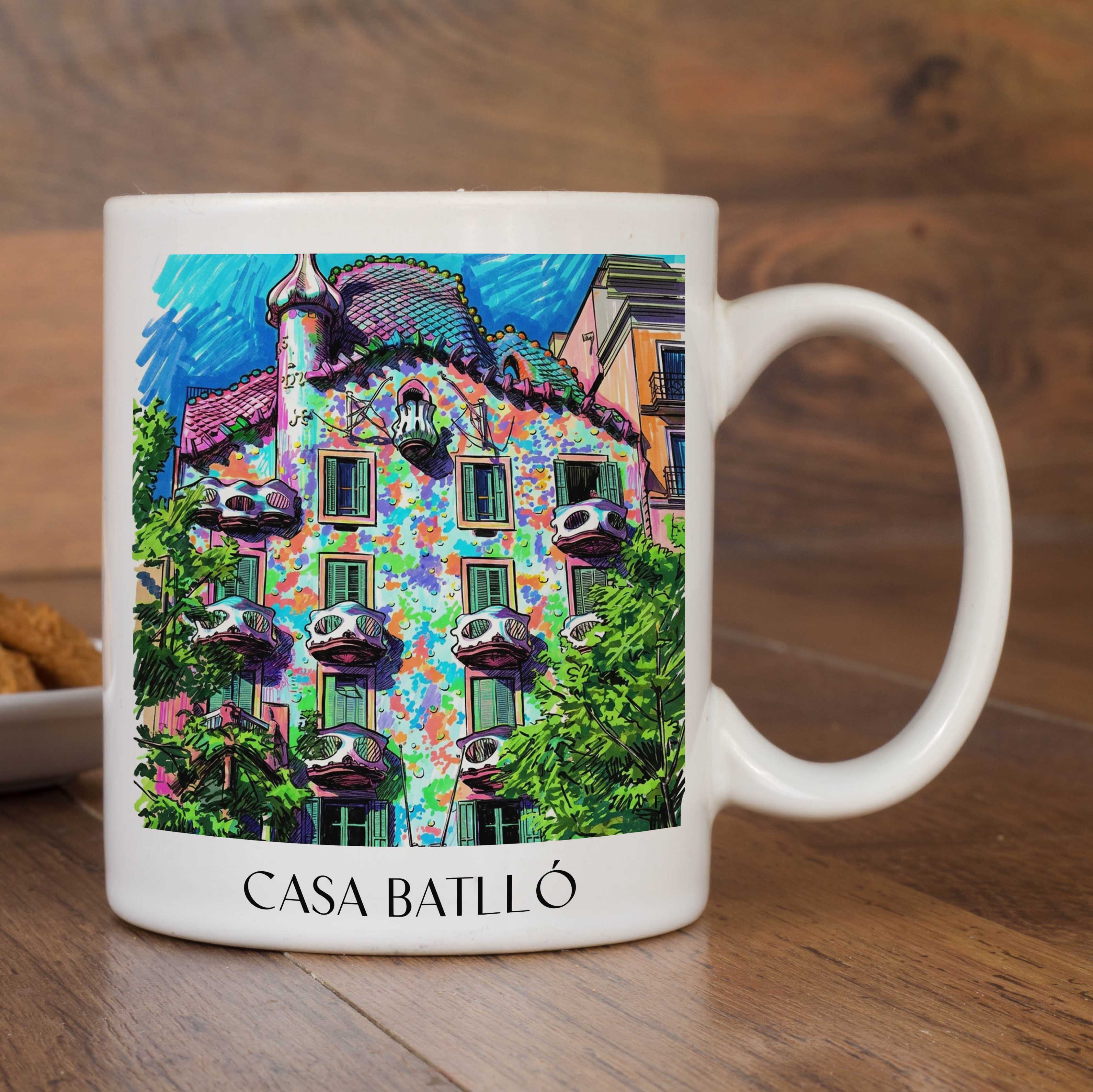 casa-batlló-barcelona-spanien-kaffeebecher-graffiti