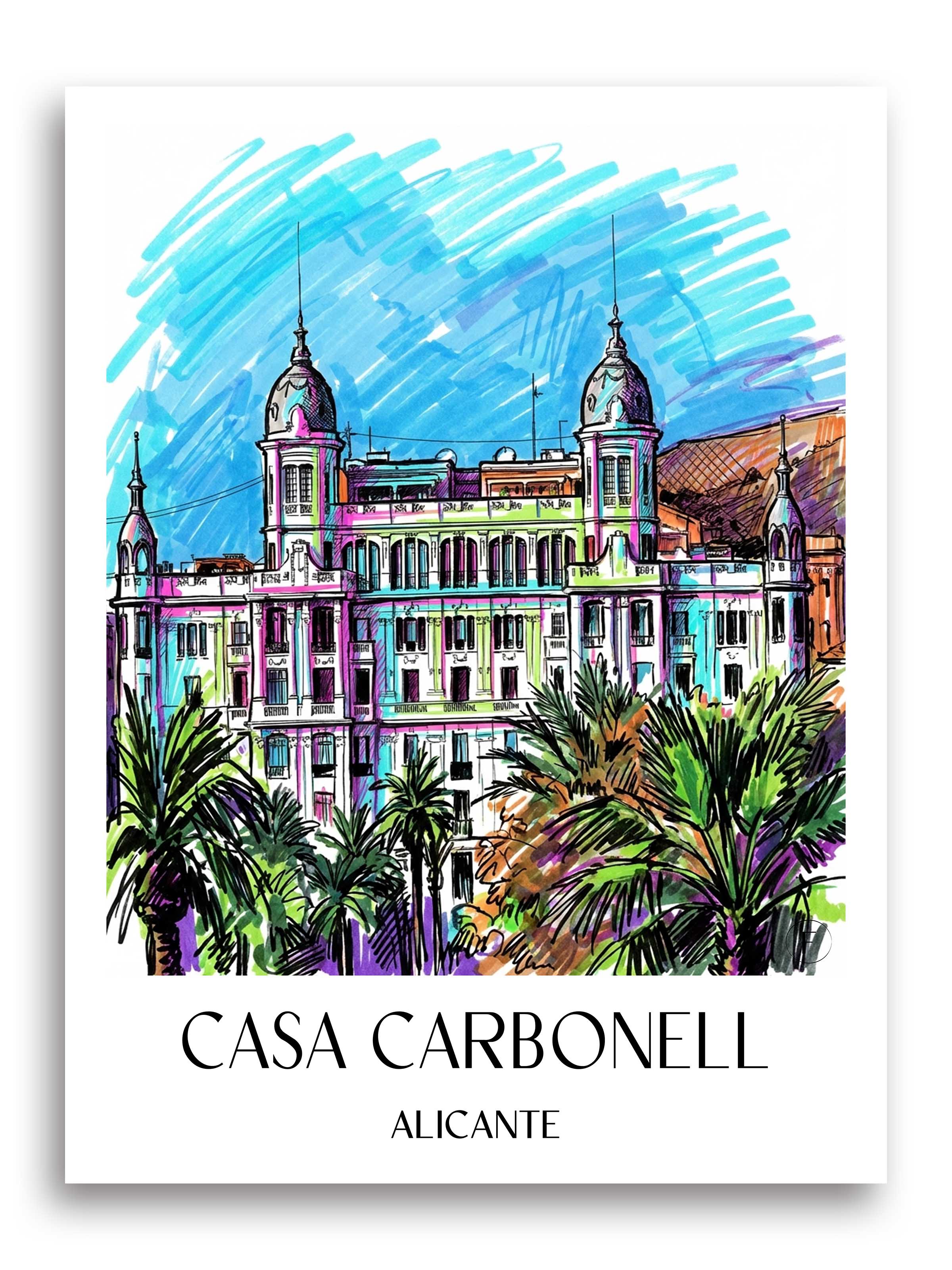 casa-carbonell-alicante-spanien-poster-graffiti