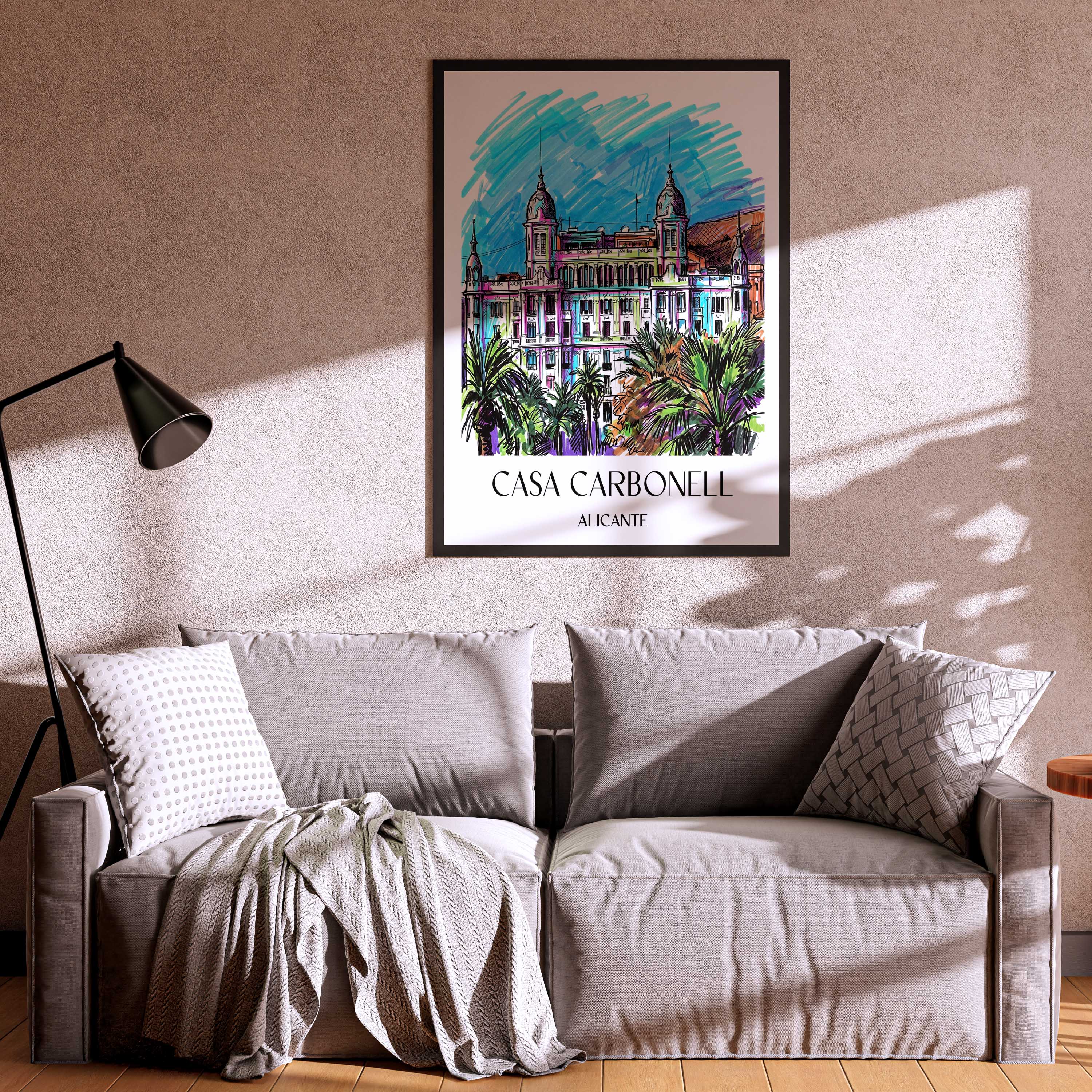casa-carbonell-alicante-spanien-poster-graffiti
