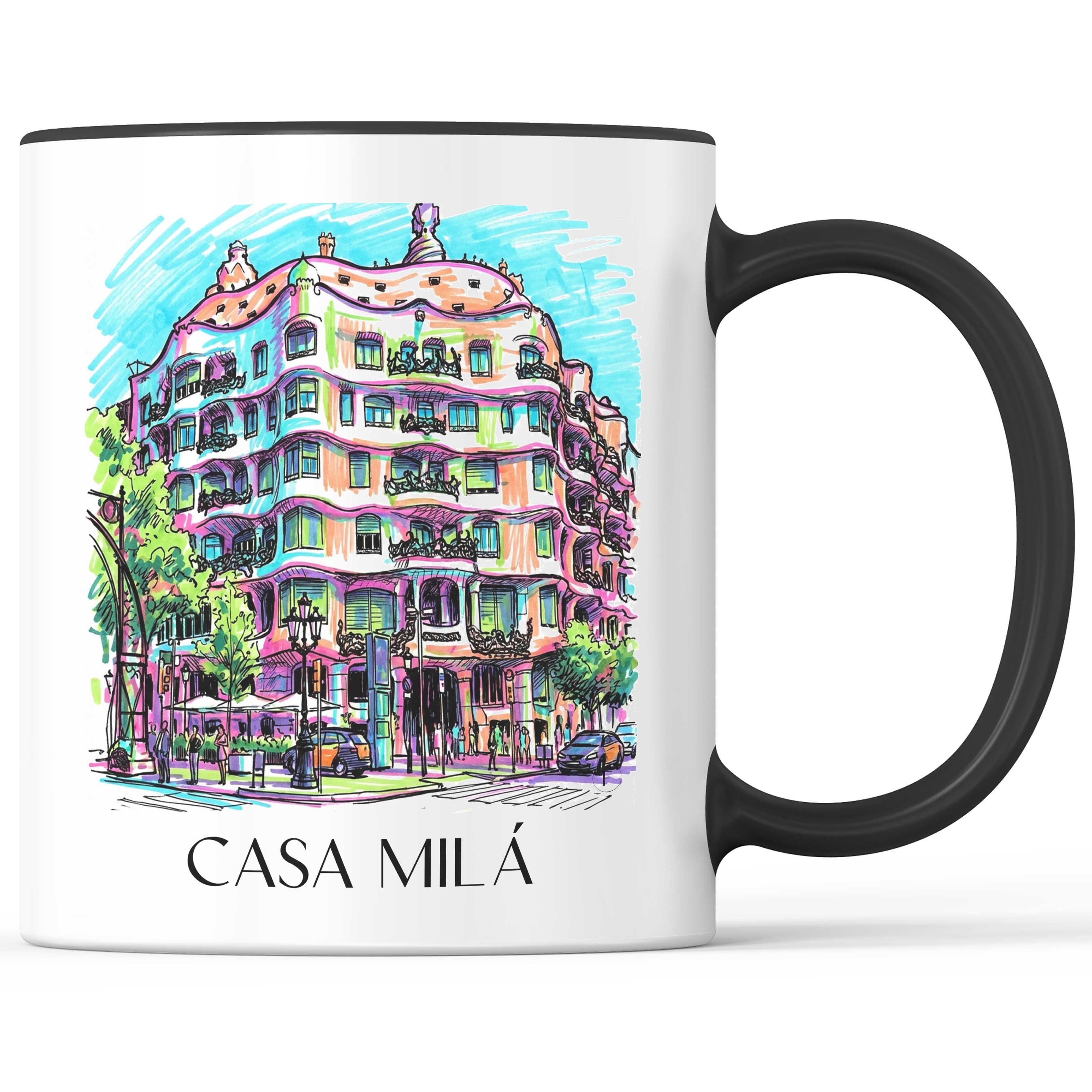 casa-milá-barcelona-spanien-kaffeebecher-graffiti