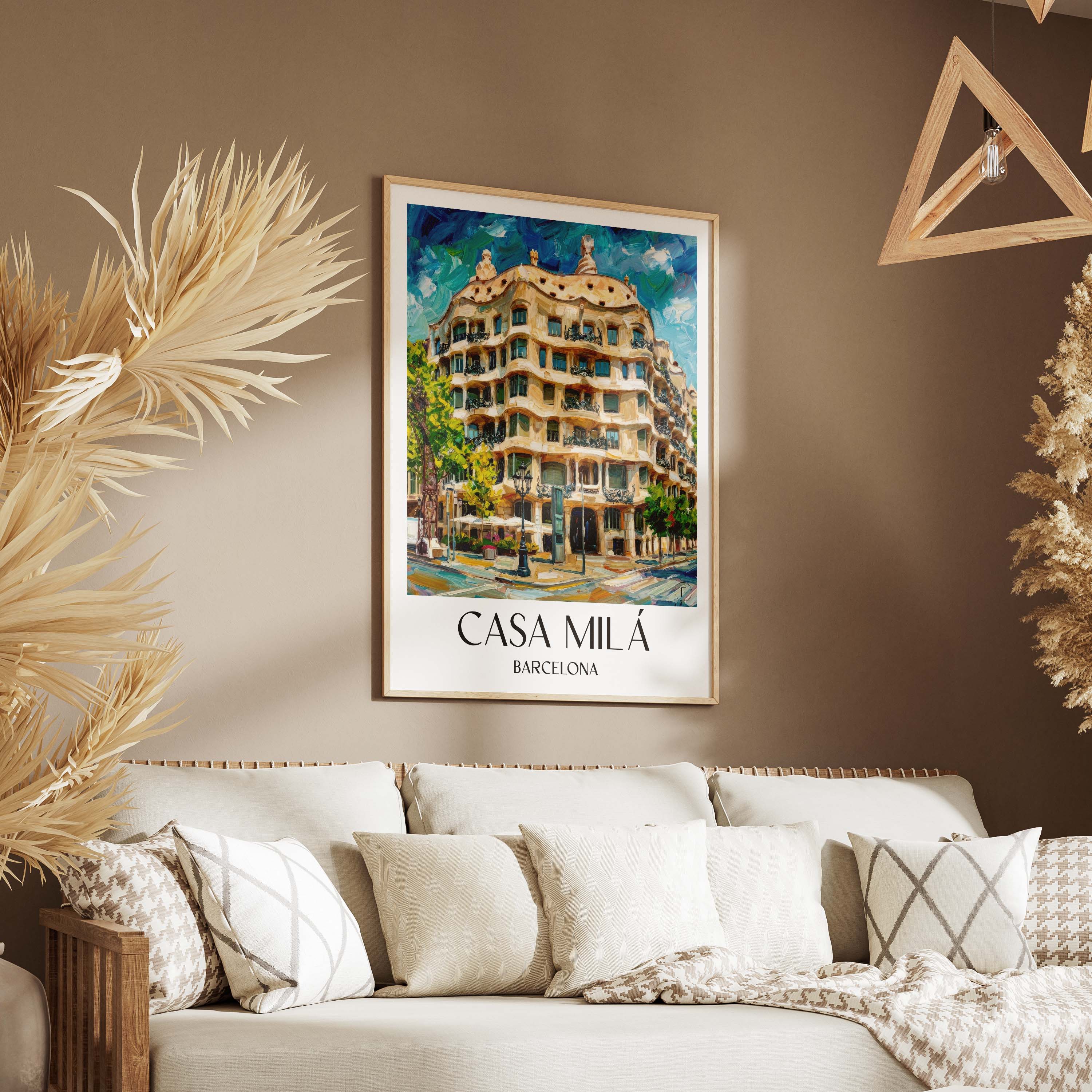 casa-milá-barcelona-spanien-poster-oil-painting-oelgemaelde