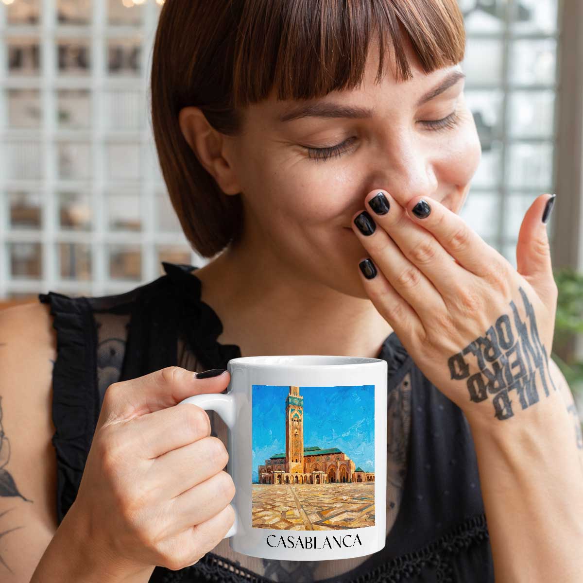 casablanca-marokko-kaffeebecher-oil-painting-oelgemaelde