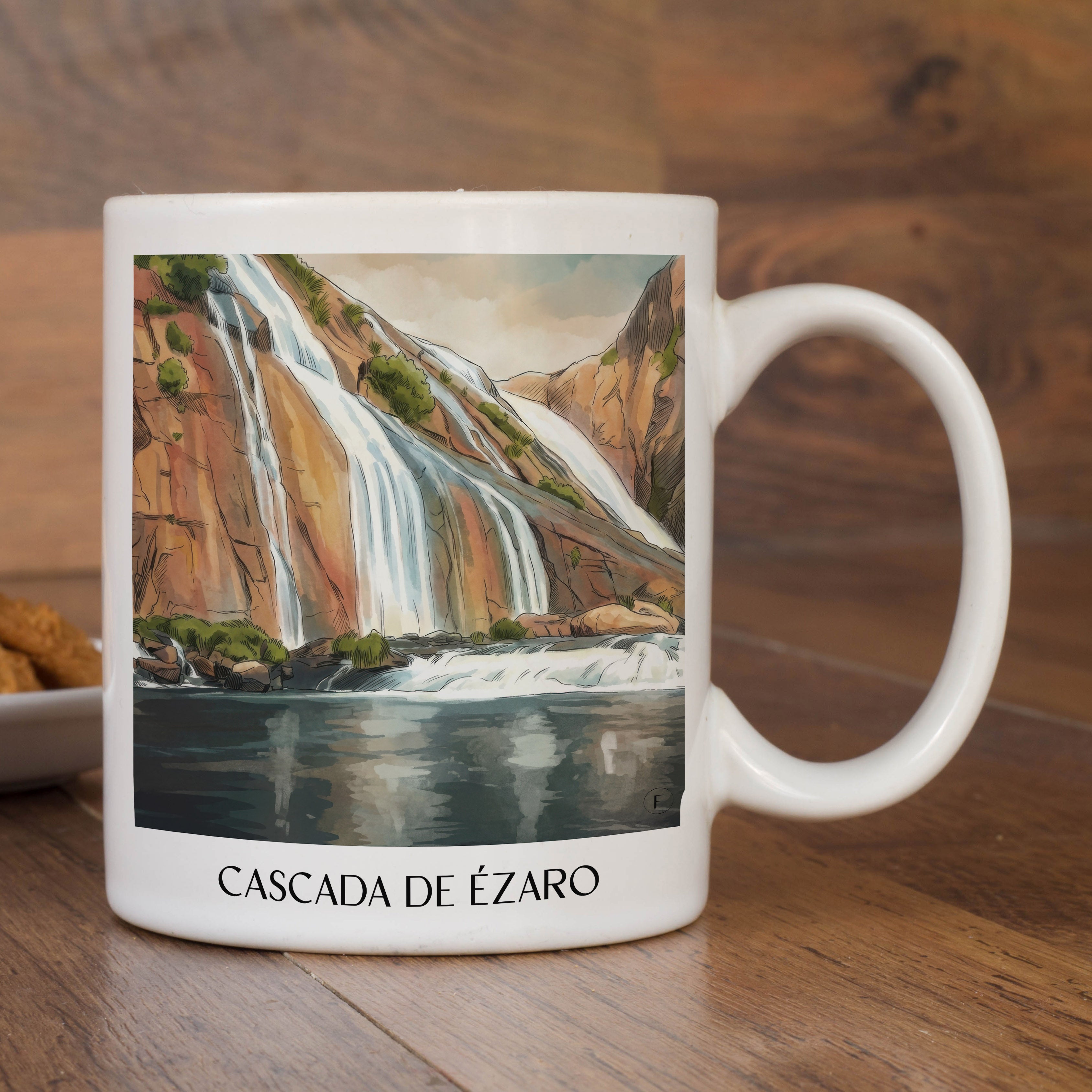 cascada-de-ézaro-galicien-spanien-kaffeebecher-aquarell