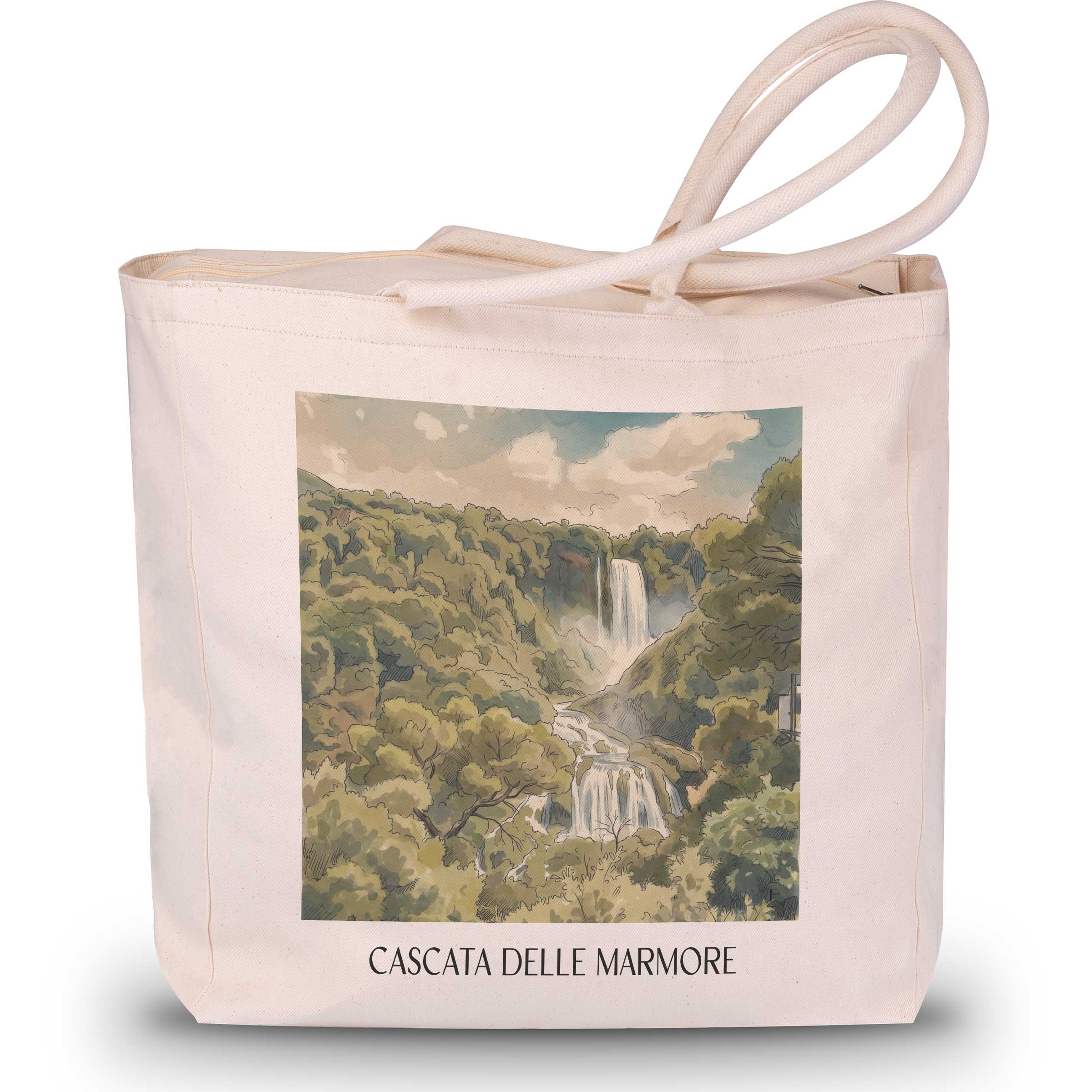 cascata-delle-marmore-umbrien-italien-einkaufstasche-aquarell