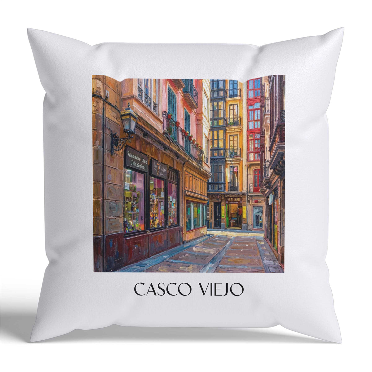 casco-viejo-bilbao-spanien-kissenbezug-oil-painting-oelgemaelde