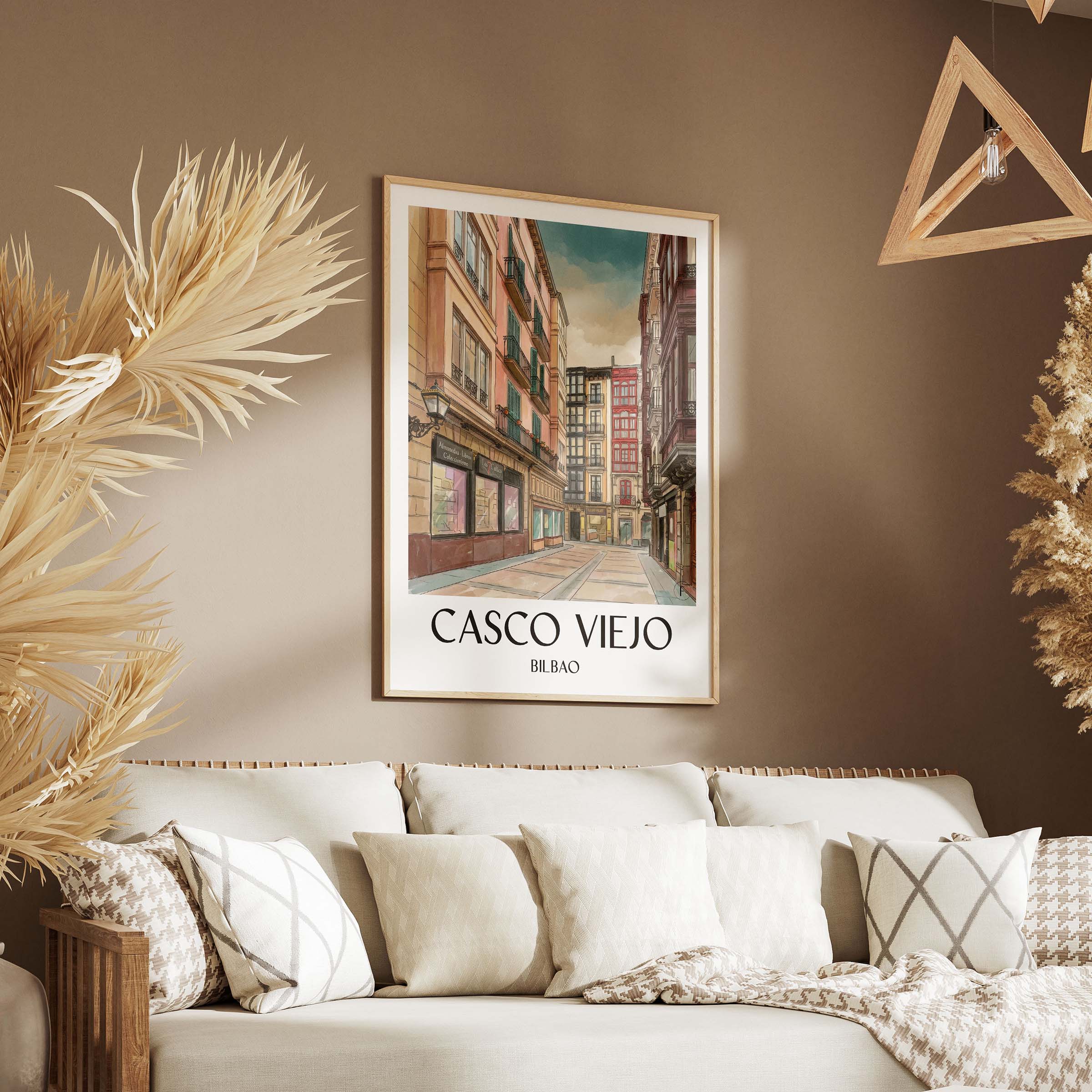 casco-viejo--bilbao-spanien-poster-aquarell