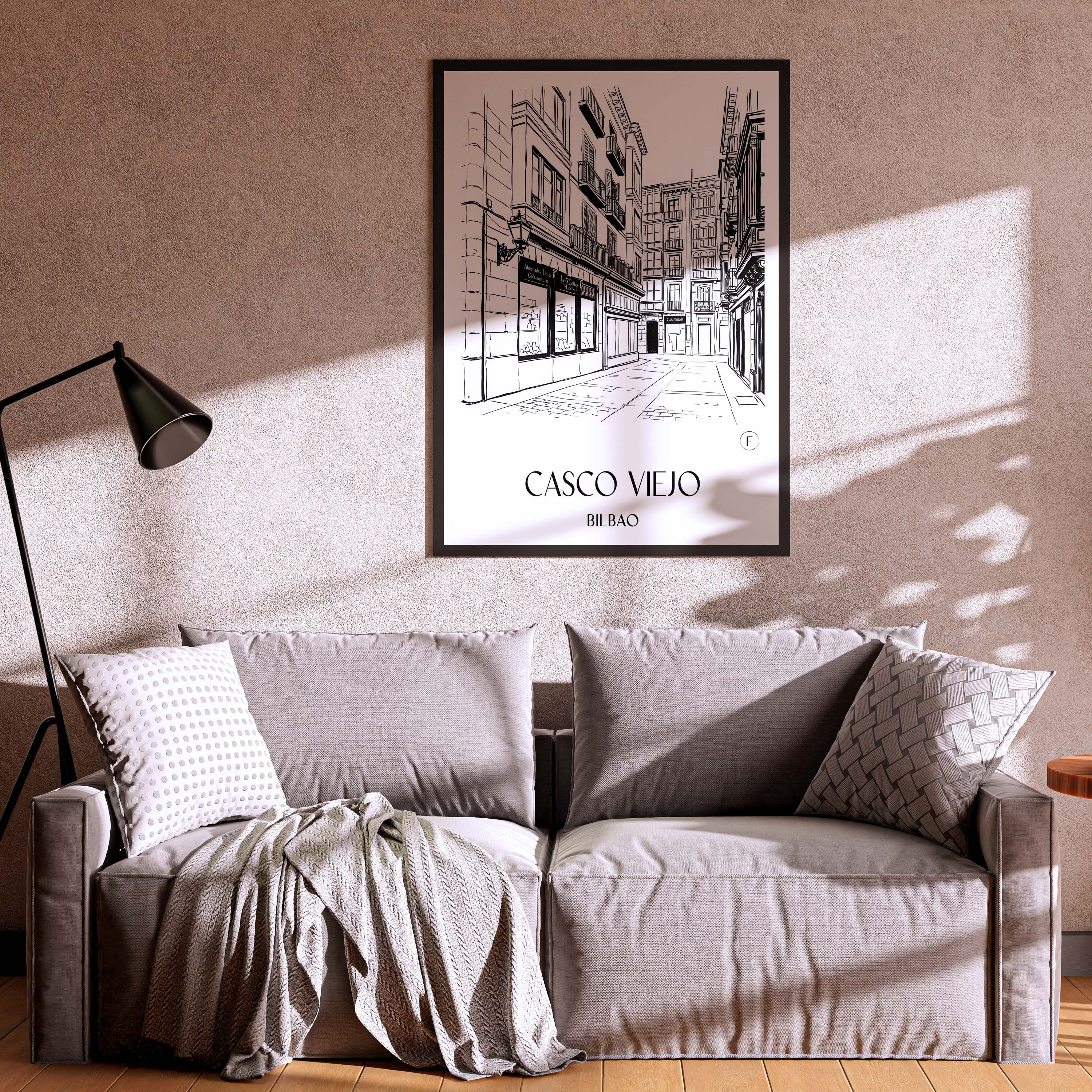 casco-viejo--bilbao-spanien-poster-skizze