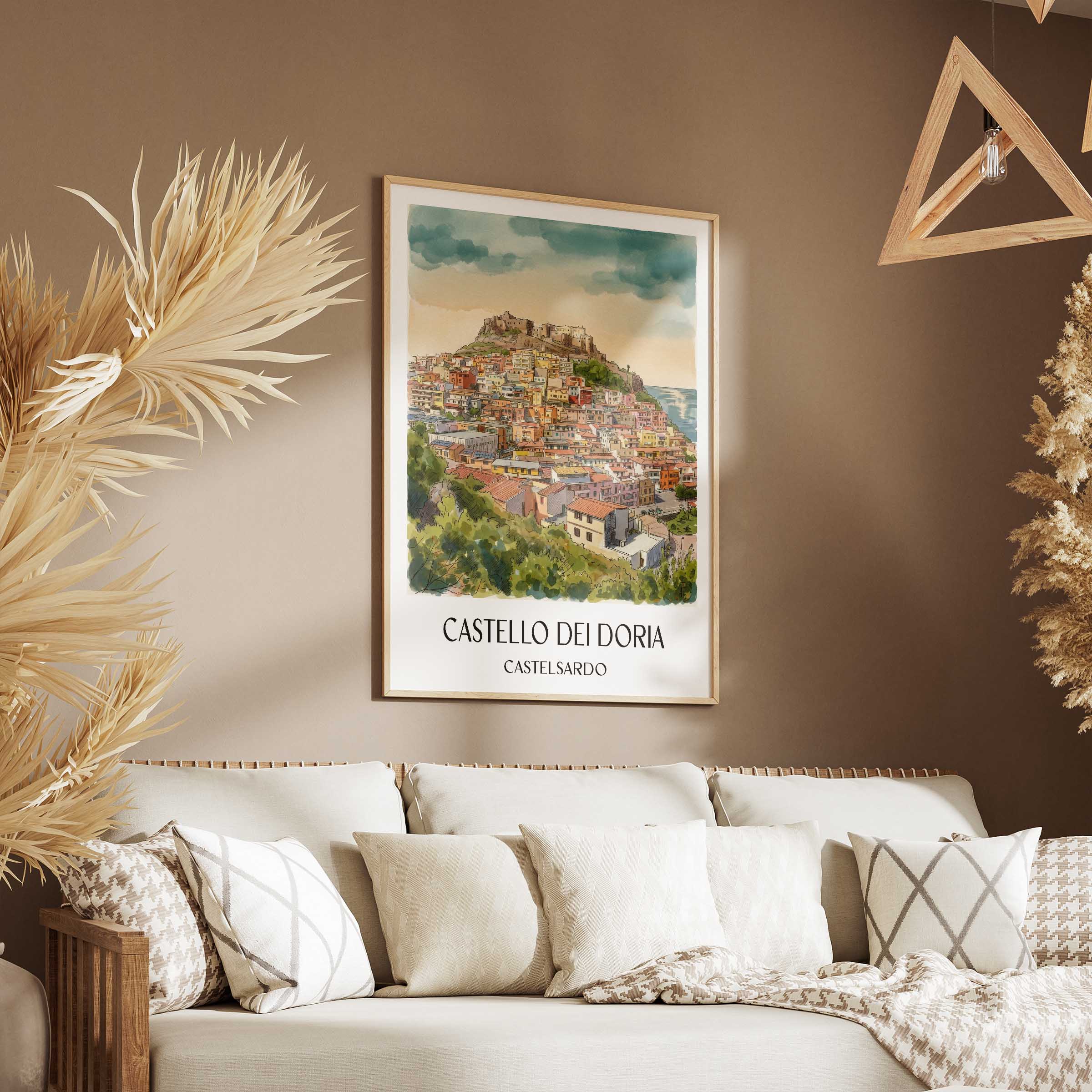 castello-dei-doria-castelsardo-italien-poster-aquarell