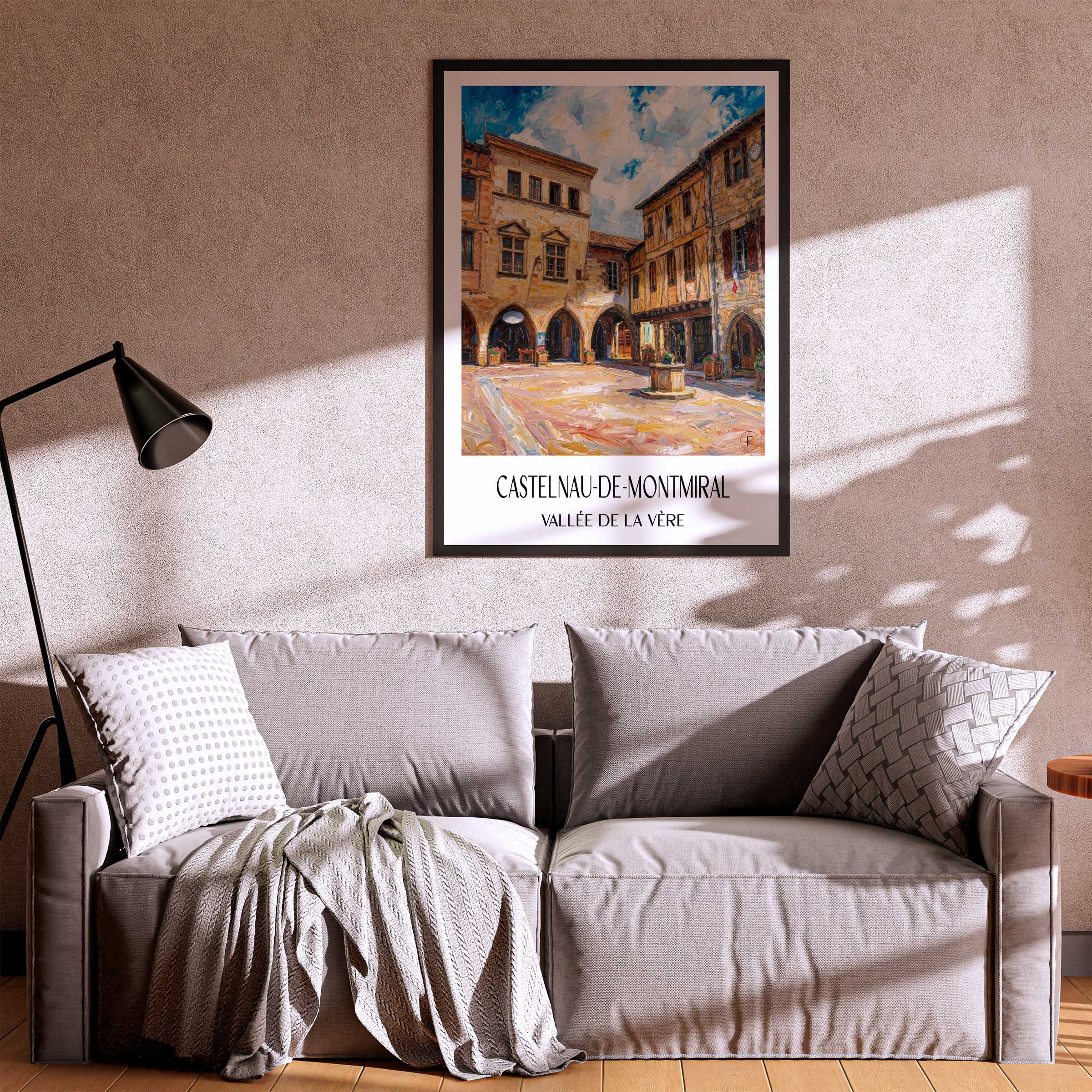 castelnau-de-montmiral--vallée-de-la-vère-frankreich-poster-oil-painting-oelgemaelde