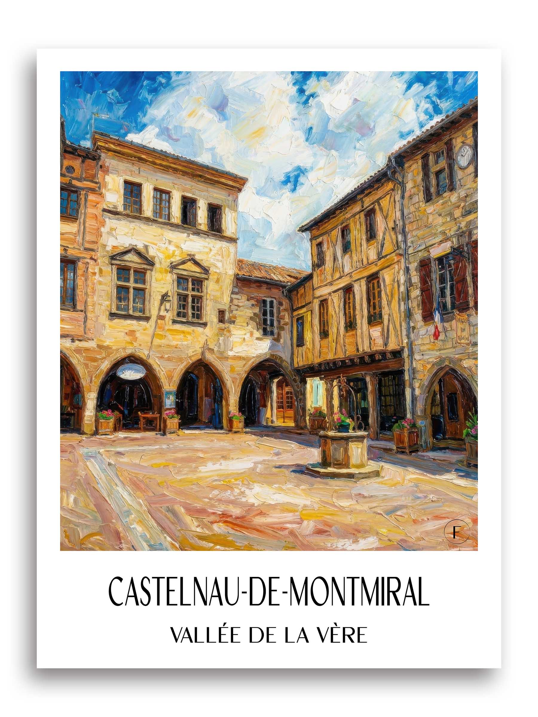 castelnau-de-montmiral--vallée-de-la-vère-frankreich-poster-oil-painting-oelgemaelde