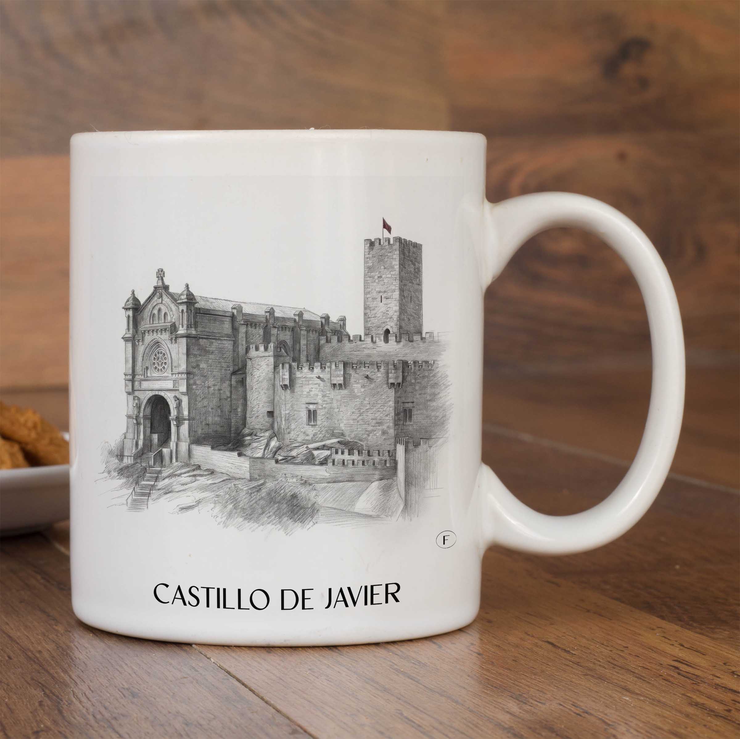 castillo-de-javier-spanien-spanien-kaffeebecher-bleistift-zeichnung-drawing