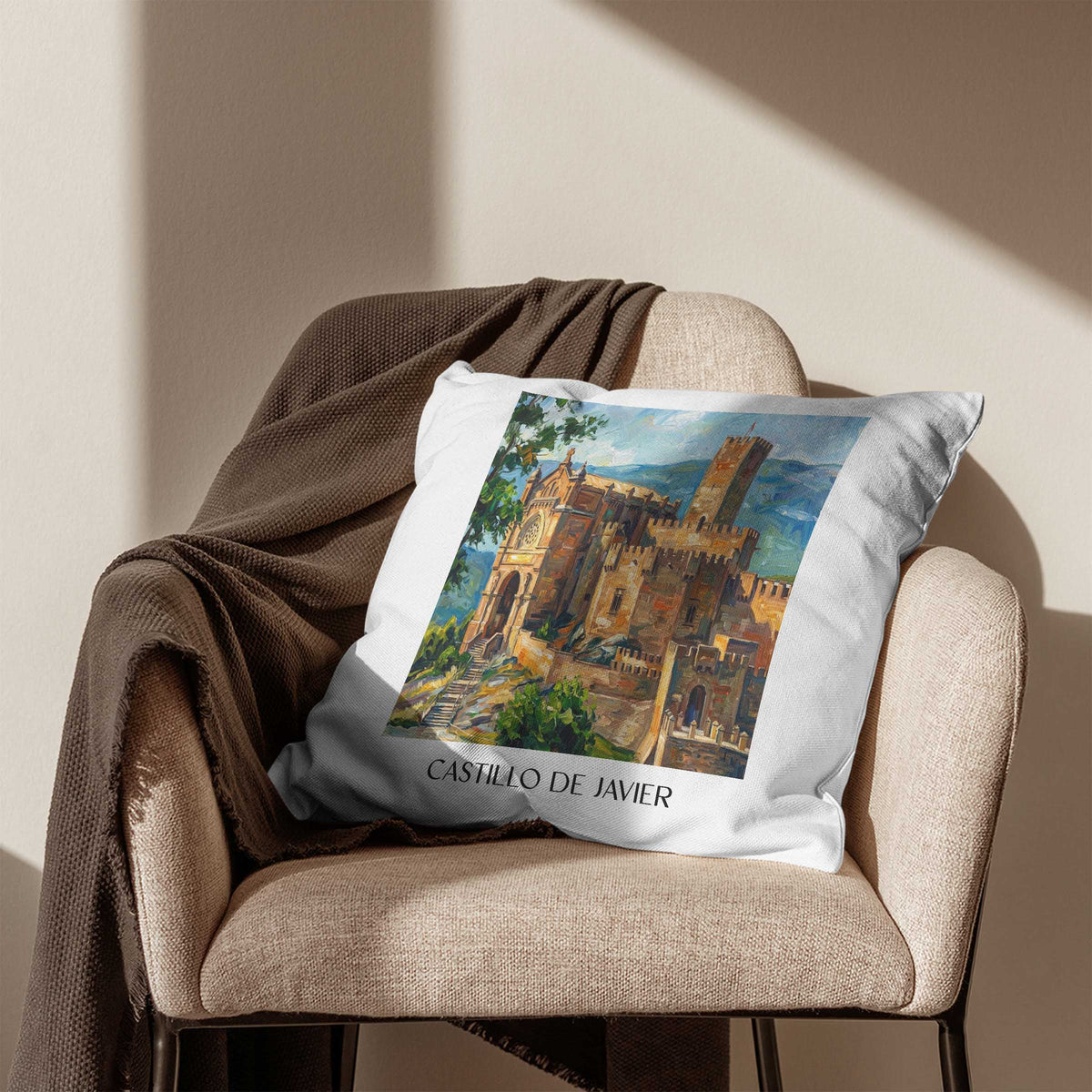 castillo-de-javier-spanien-spanien-kissenbezug-oil-painting-oelgemaelde
