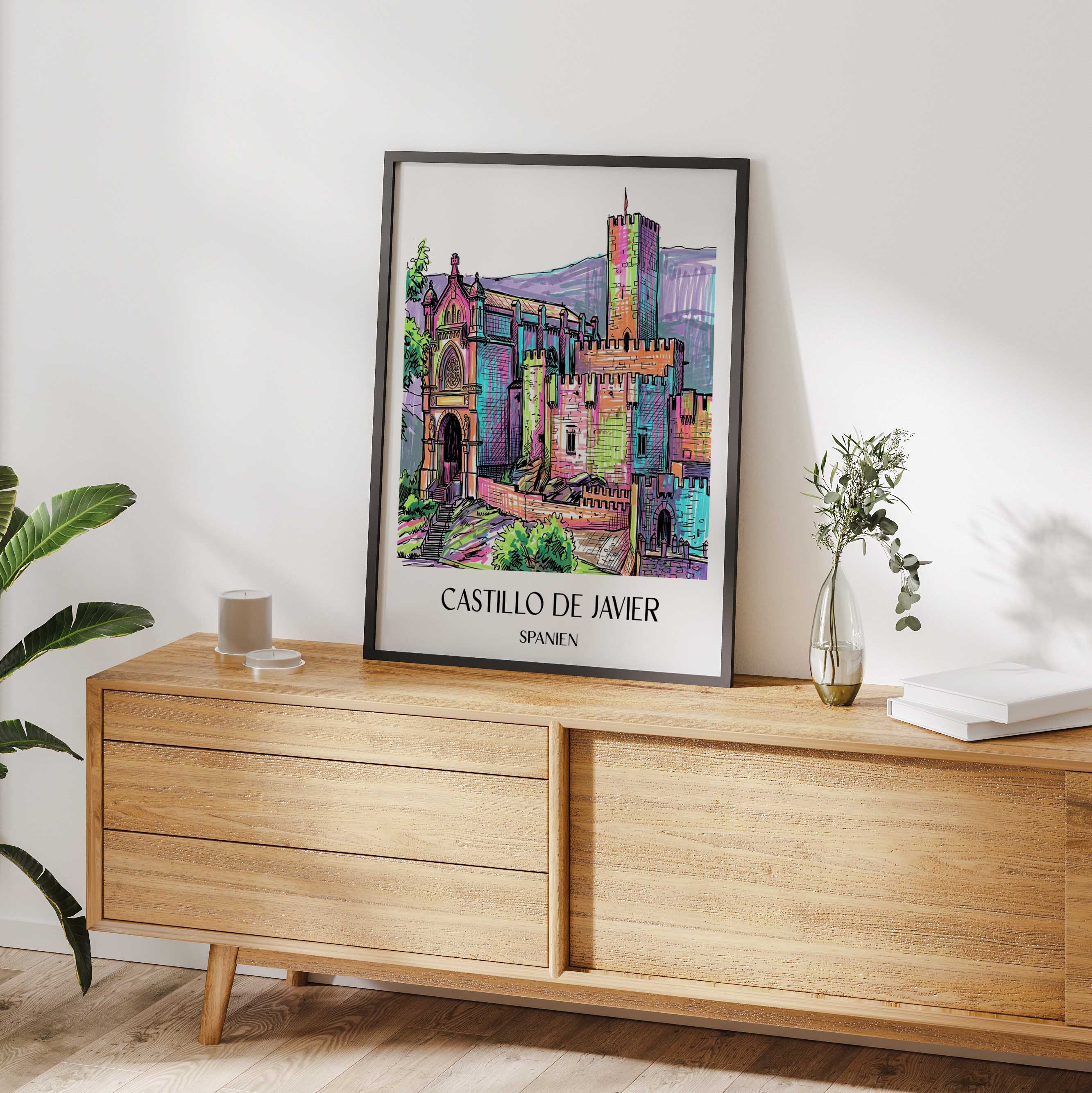 castillo-de-javier-spanien-spanien-poster-graffiti
