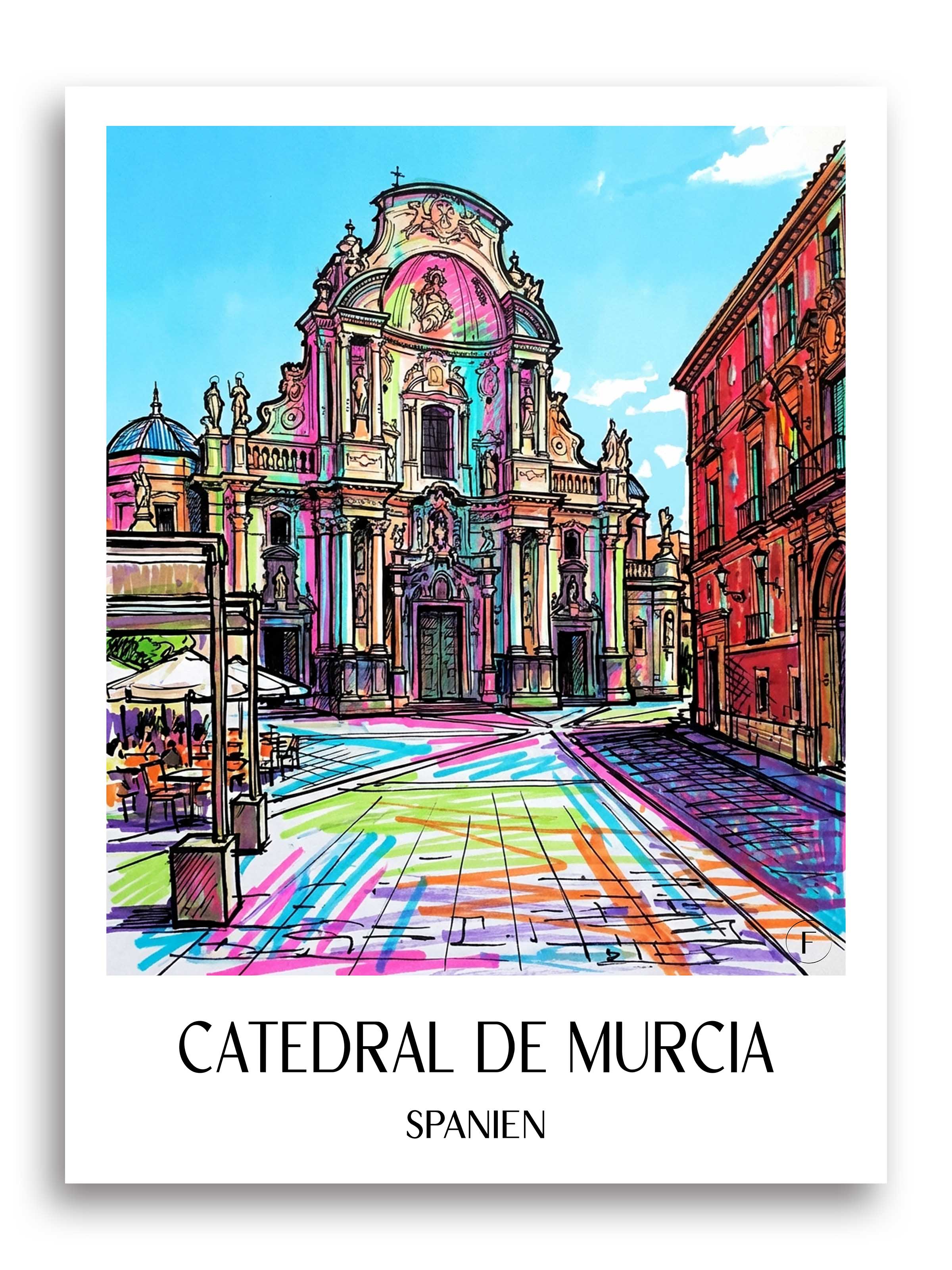 catedral-de-murcia-spanien-spanien-poster-graffiti