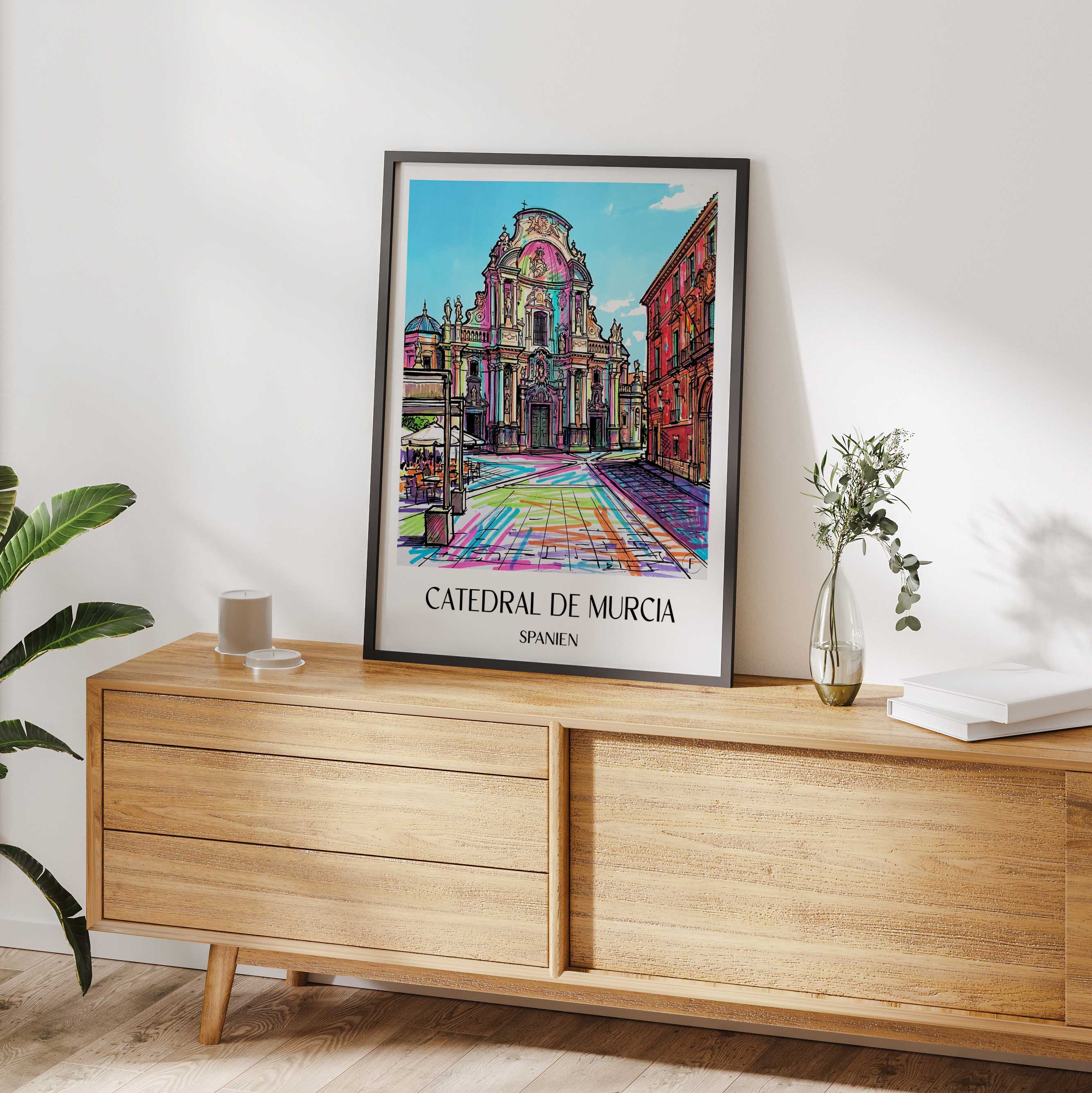 catedral-de-murcia-spanien-spanien-poster-graffiti