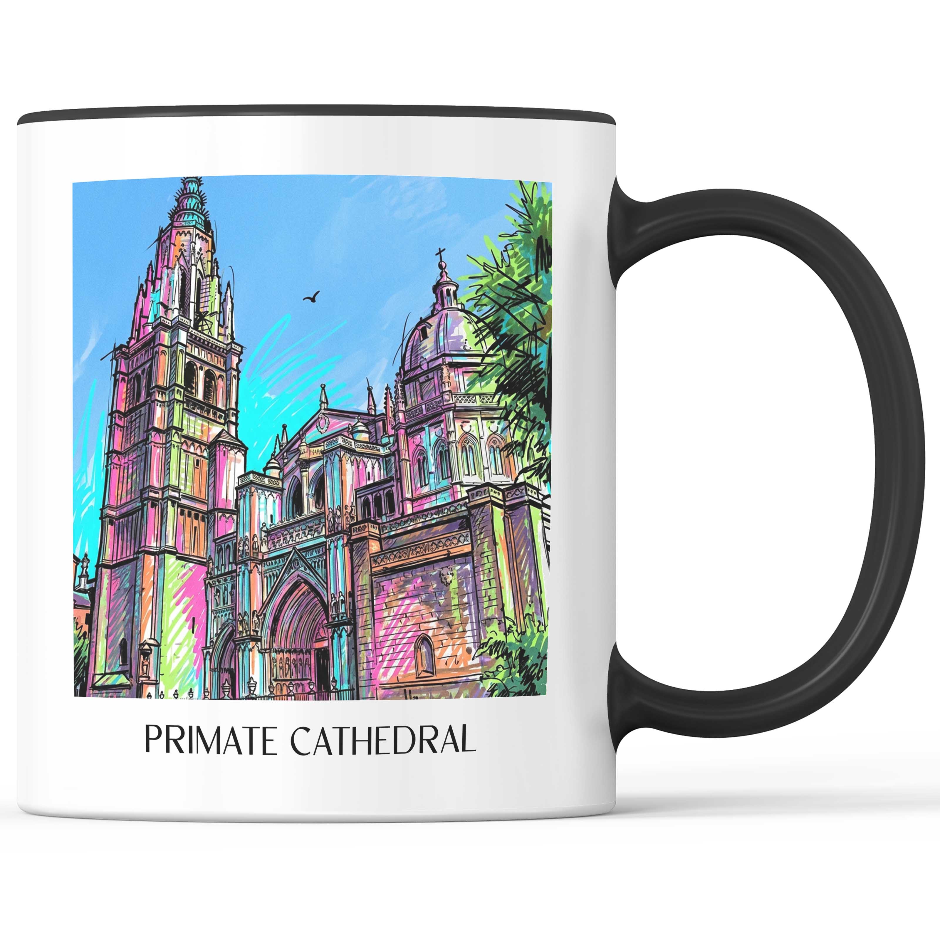 Catedral de Santa María Kaffeebecher - Toledo - Spanien Becher - Kaffeetasse im Tag Graffiti Stil - favplace