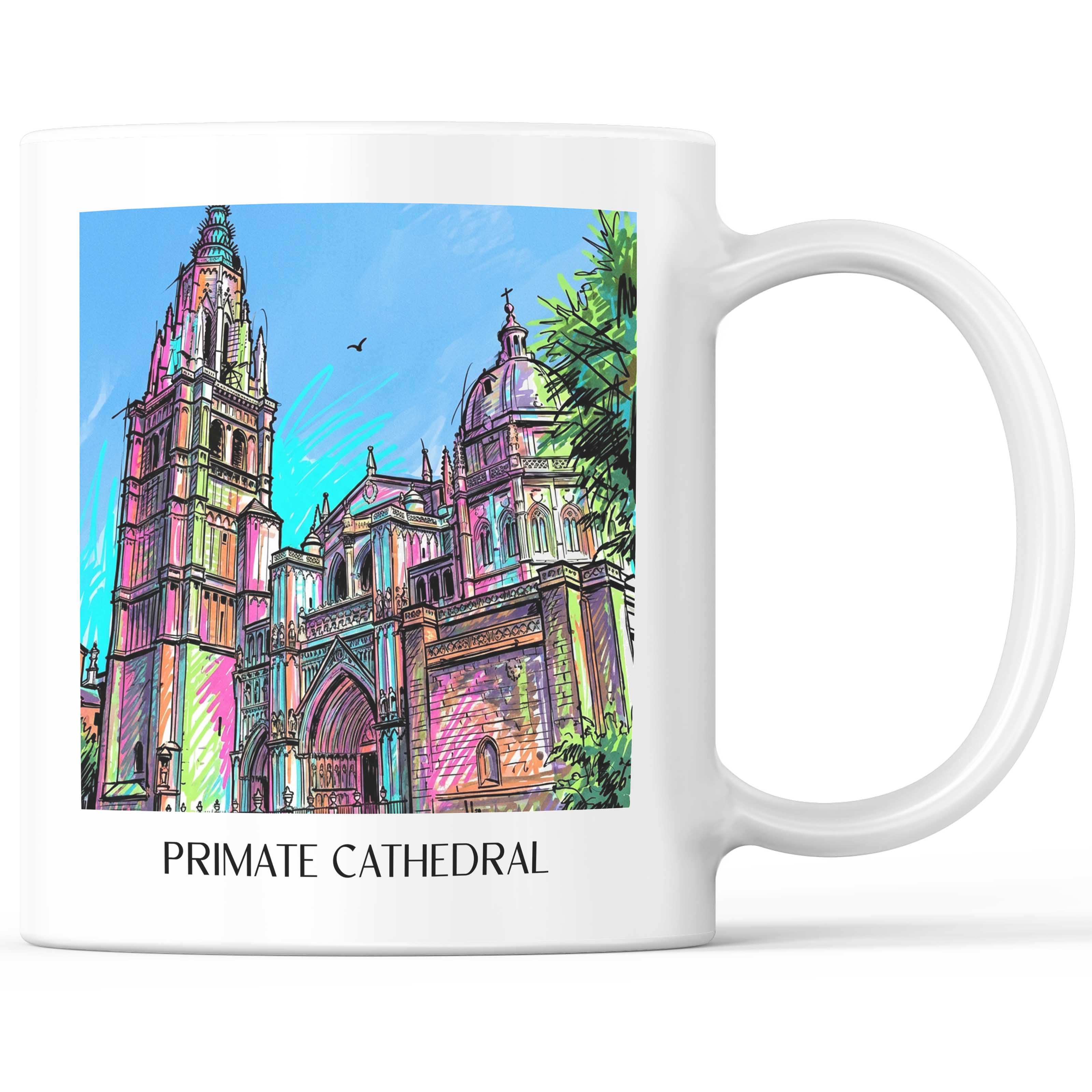 Catedral de Santa María Kaffeebecher - Toledo - Spanien Becher - Kaffeetasse im Tag Graffiti Stil - favplace
