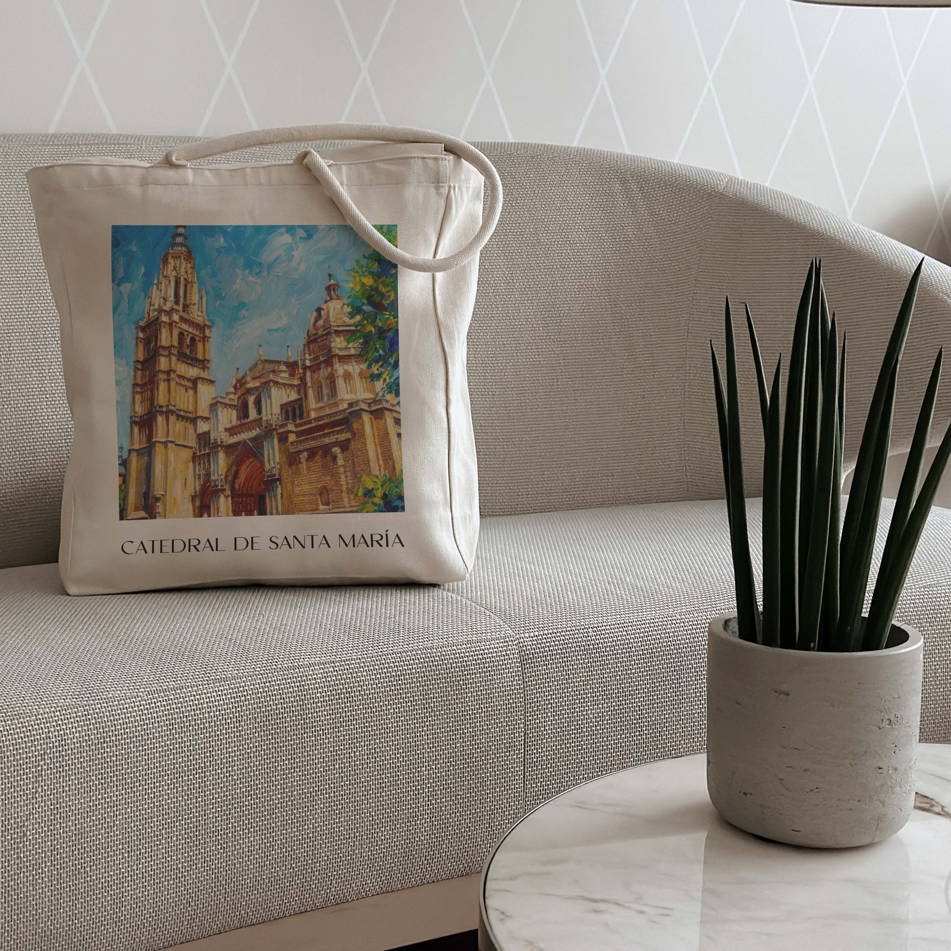 catedral-de-santa-maría-toledo-spanien-einkaufstasche-oil-painting-oelgemaelde