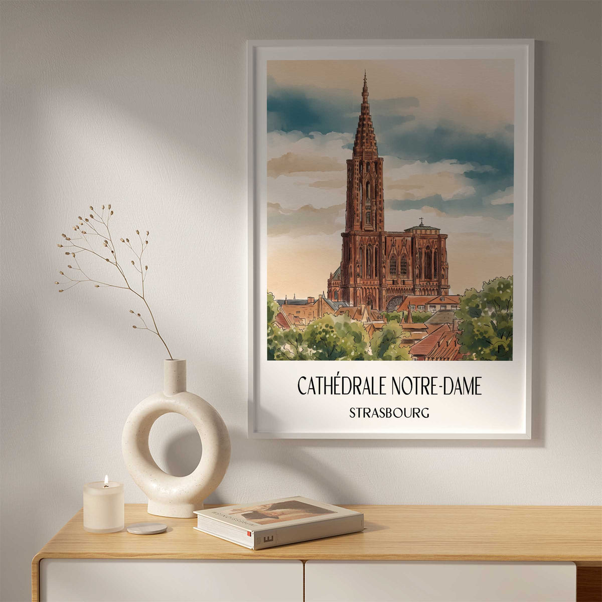 cathédrale-notre-dame-strasbourg-frankreich-poster-aquarell