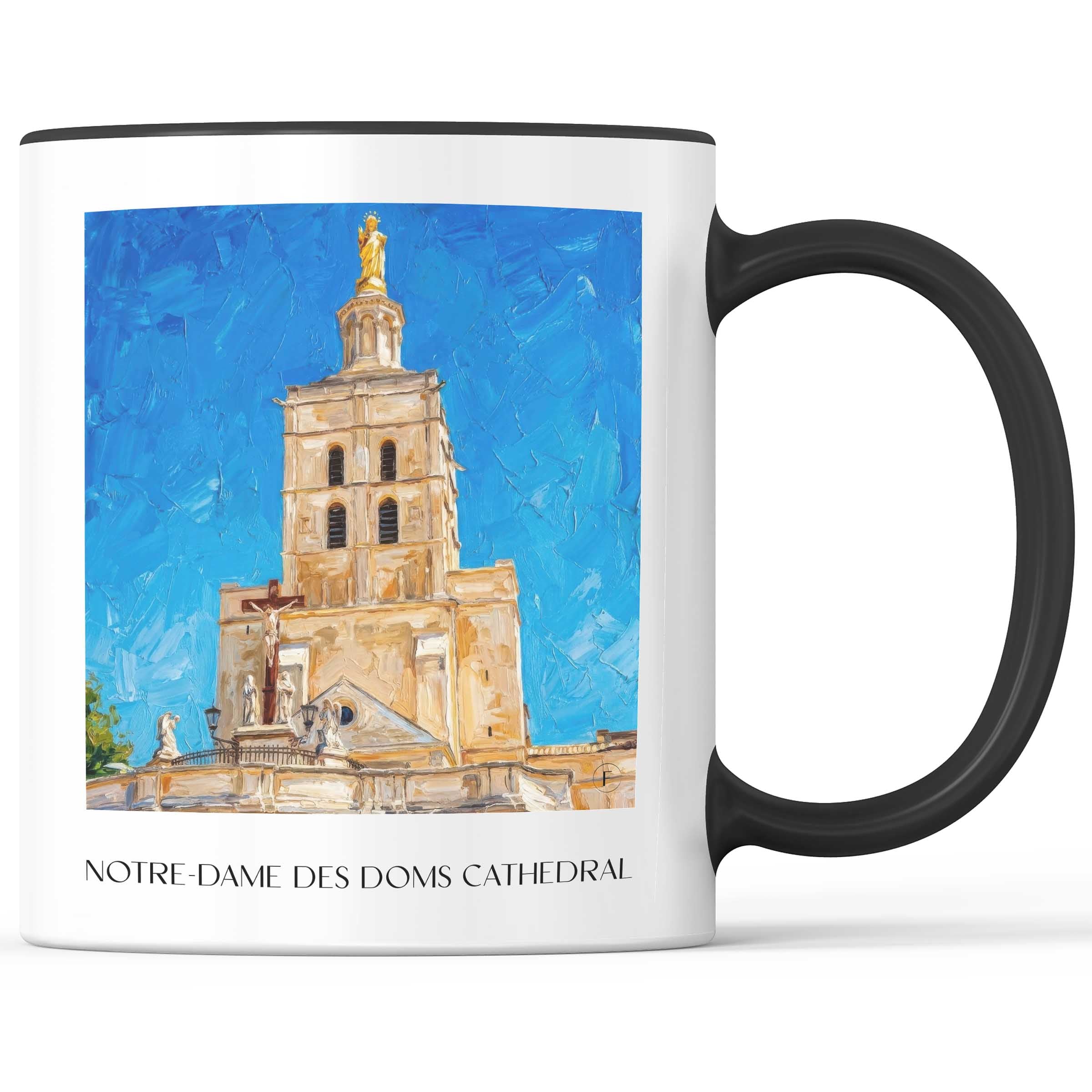 Cathédrale Notre-Dame des Doms Kaffeebecher - Avignon - Frankreich Becher - Kaffeetasse im Ölgemälde Stil - favplace