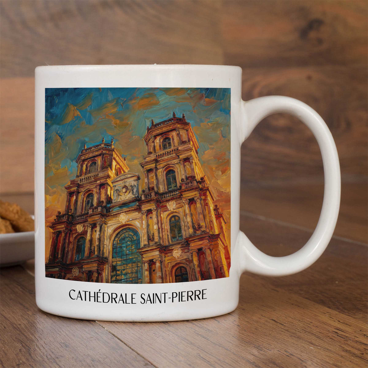 cathédrale-saint-pierre-rennes-frankreich-kaffeebecher-oil-painting-oelgemaelde