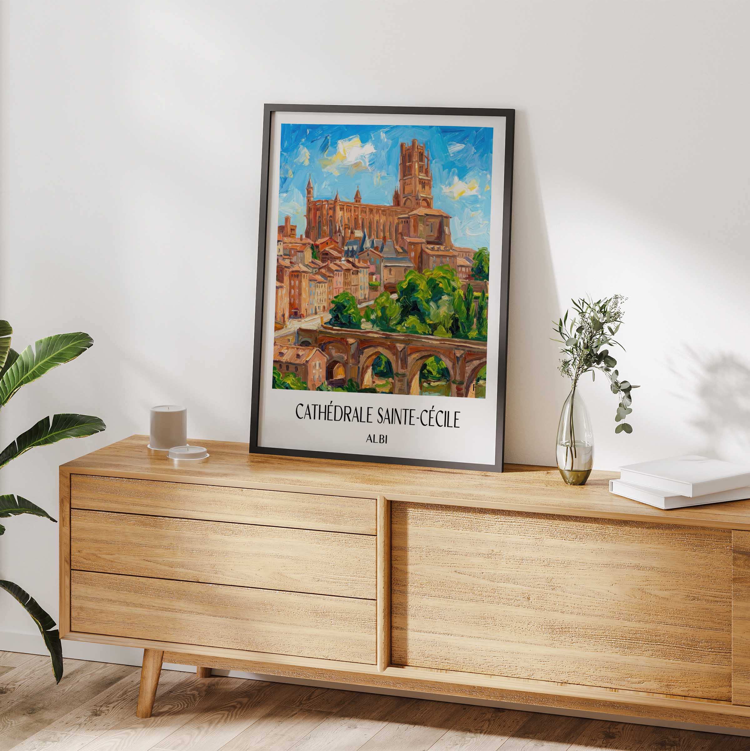 cathédrale-sainte-cécile-albi-frankreich-poster-oil-painting-oelgemaelde