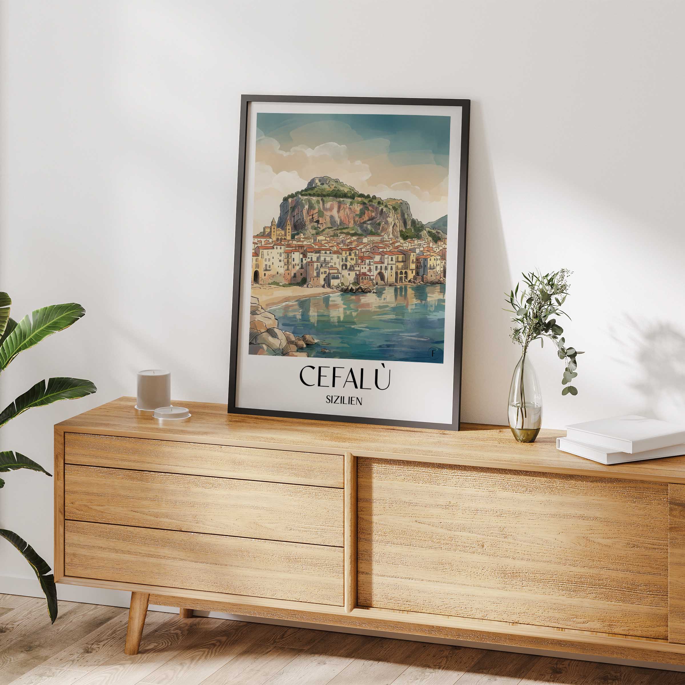cefalù--sizilien-italien-poster-aquarell