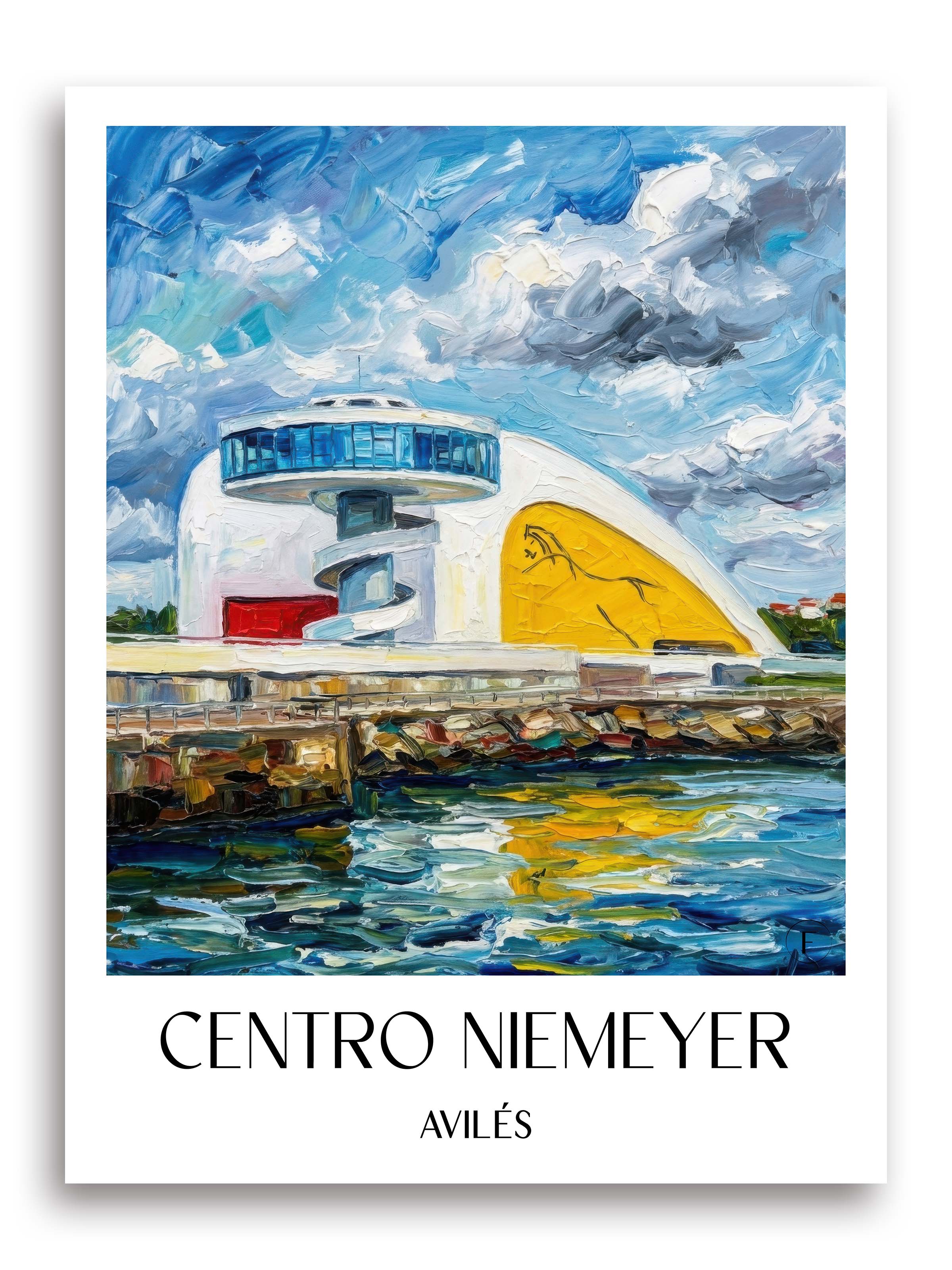 centro-niemeyer-avilés-spanien-poster-oil-painting-oelgemaelde