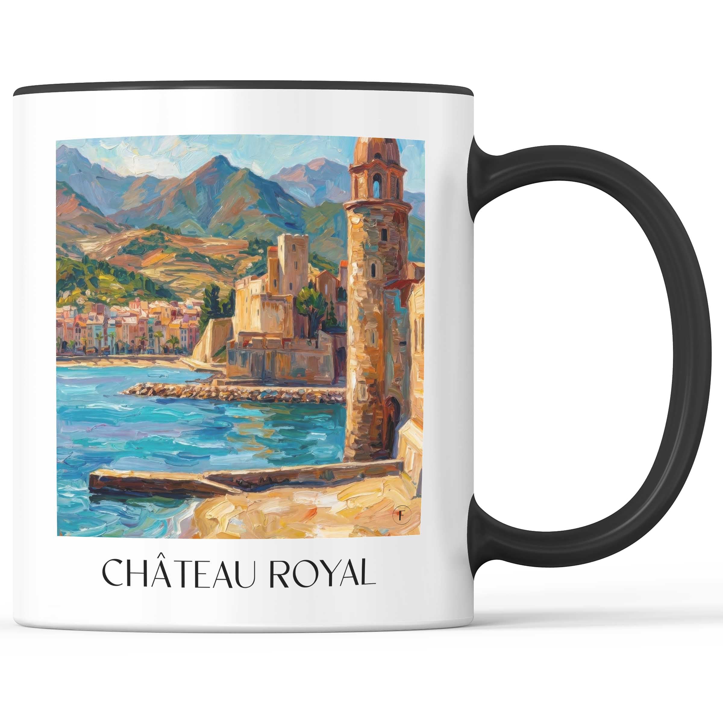 château-royal-collioure-frankreich-kaffeebecher-oil-painting-oelgemaelde