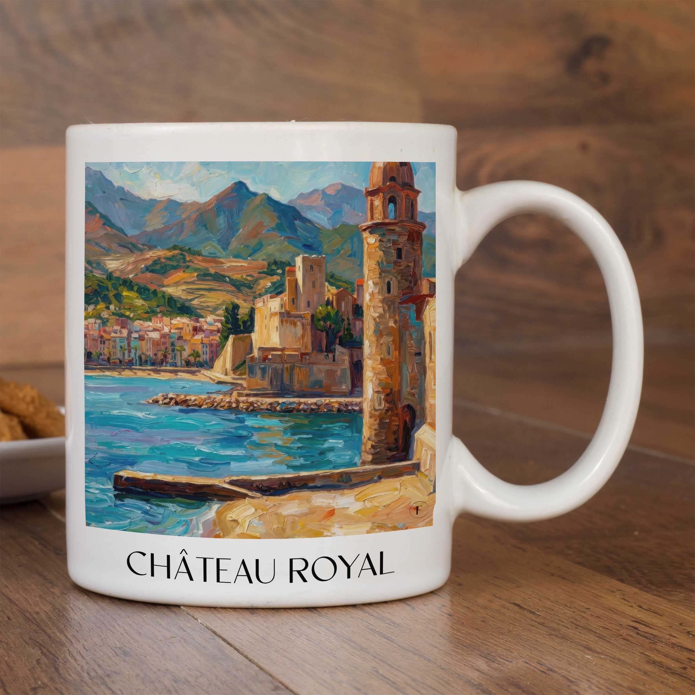 château-royal-collioure-frankreich-kaffeebecher-oil-painting-oelgemaelde
