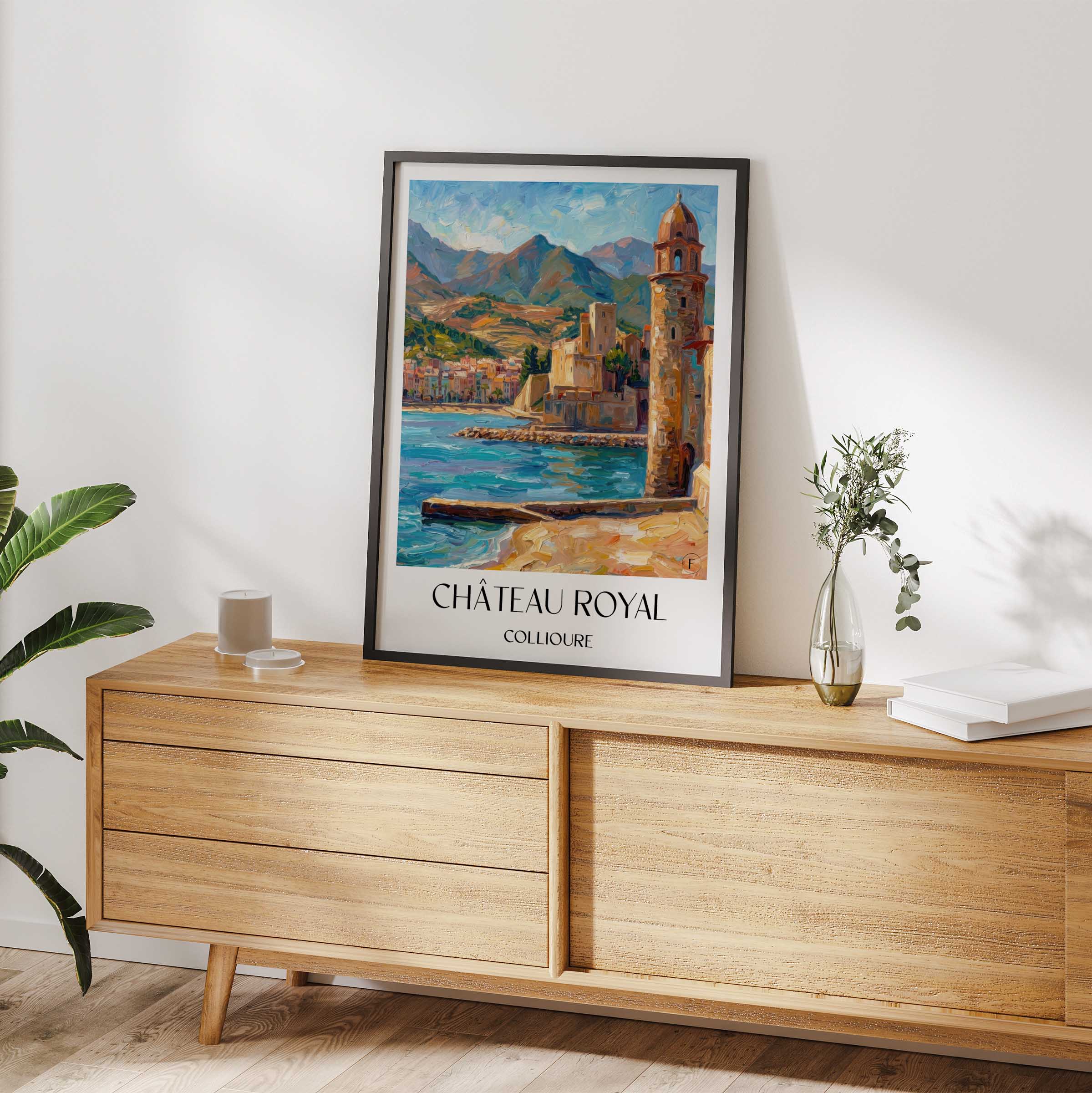 château-royal-collioure-frankreich-poster-oil-painting-oelgemaelde
