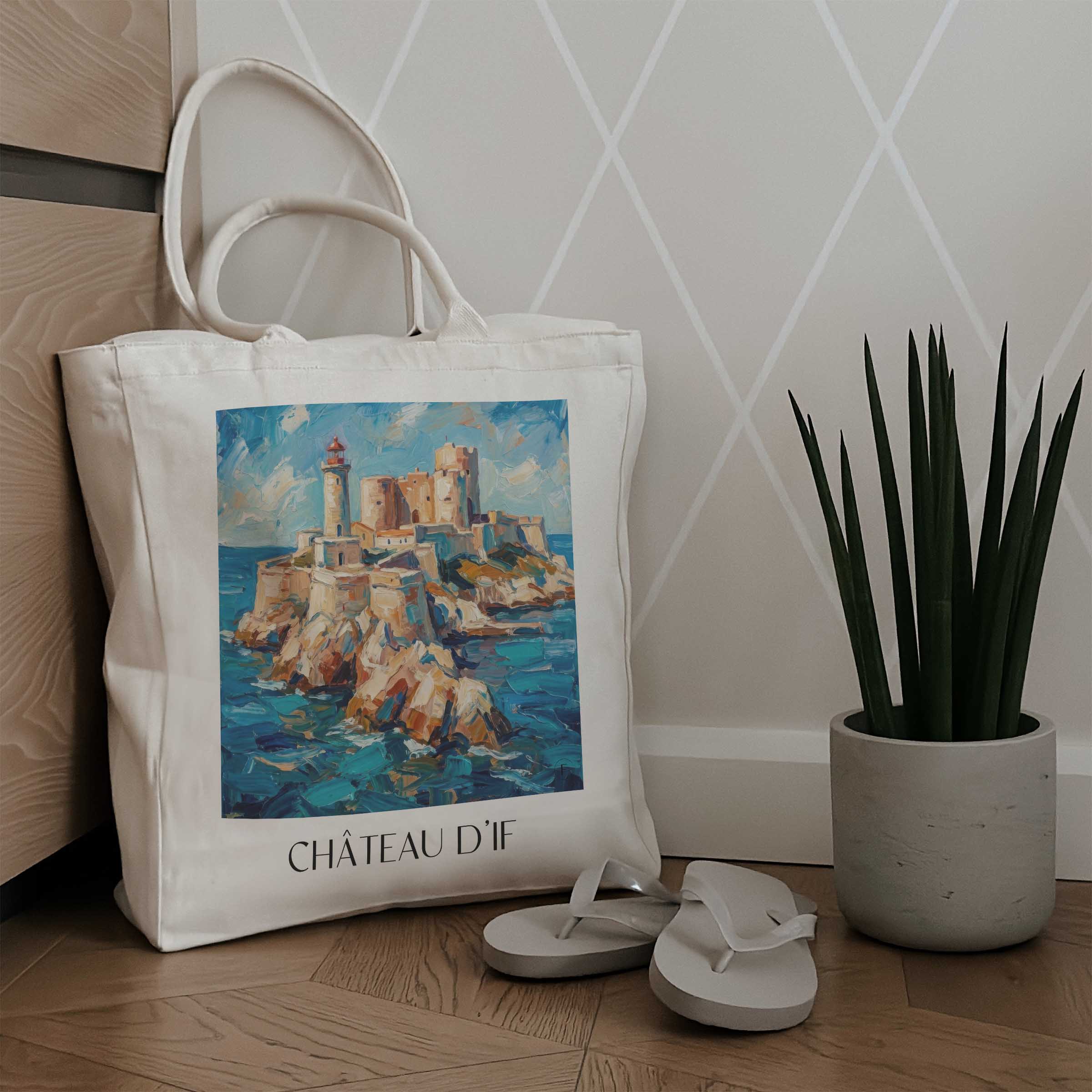château-d'if-marseille-frankreich-einkaufstasche-oil-painting-oelgemaelde