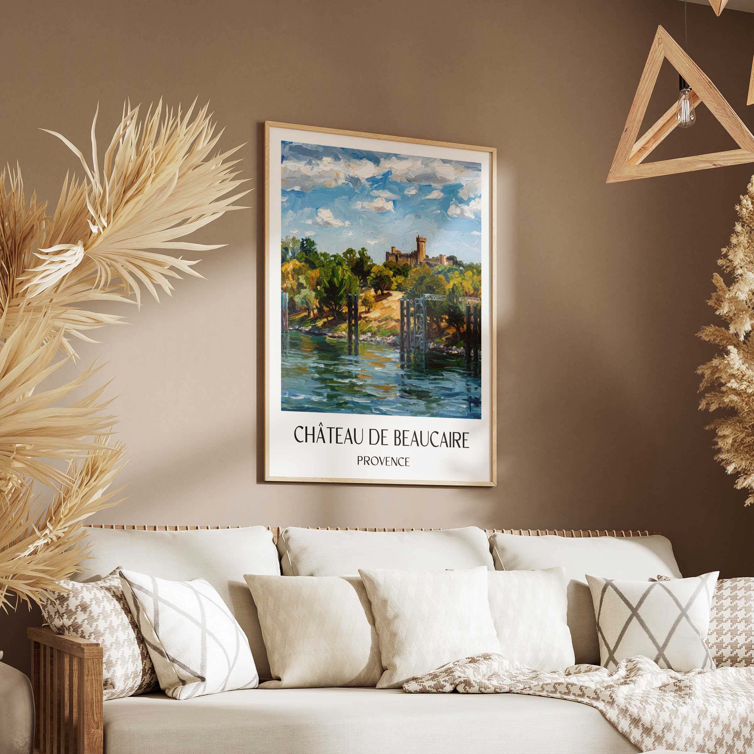 château-de-beaucaire-provence-frankreich-poster-oil-painting-oelgemaelde