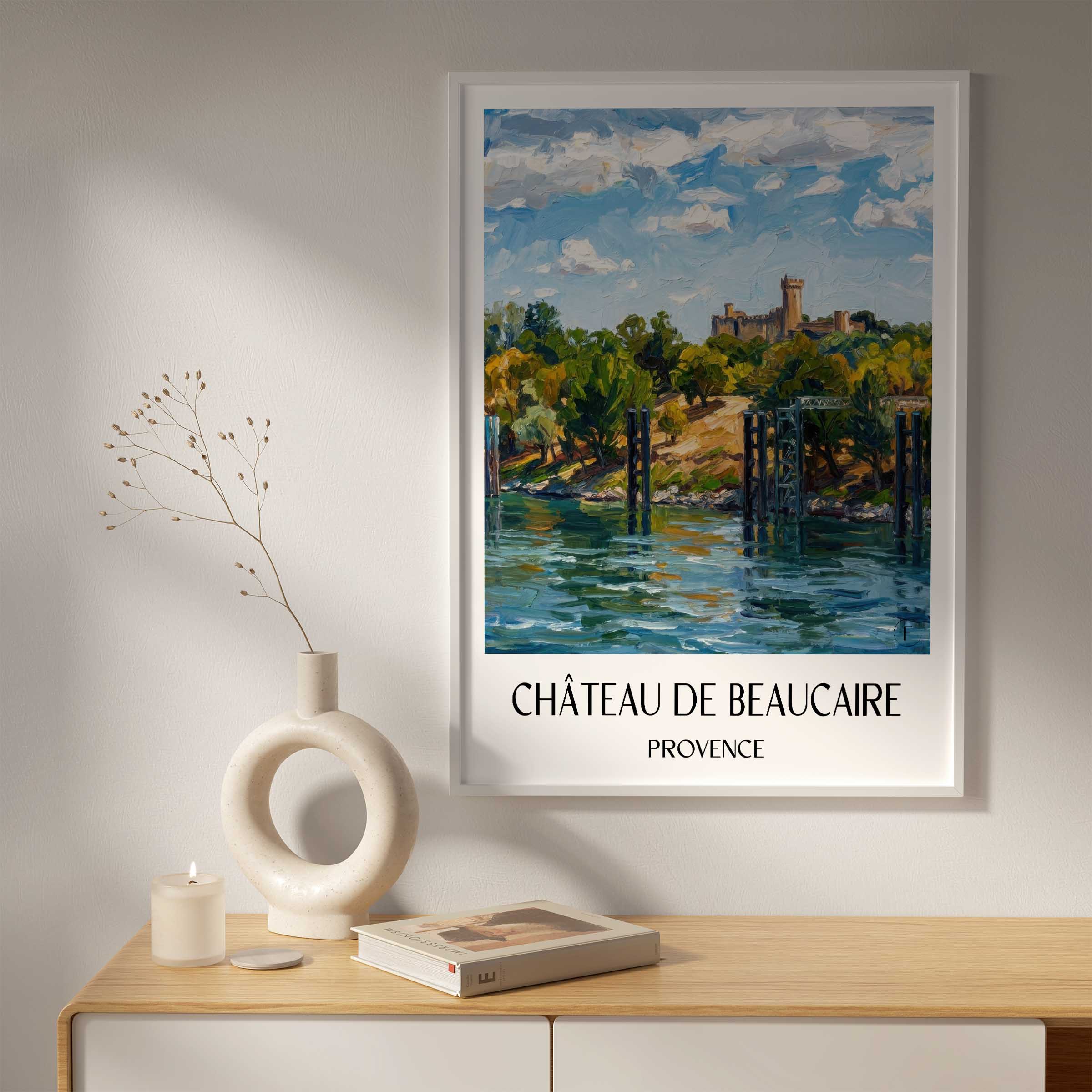château-de-beaucaire-provence-frankreich-poster-oil-painting-oelgemaelde
