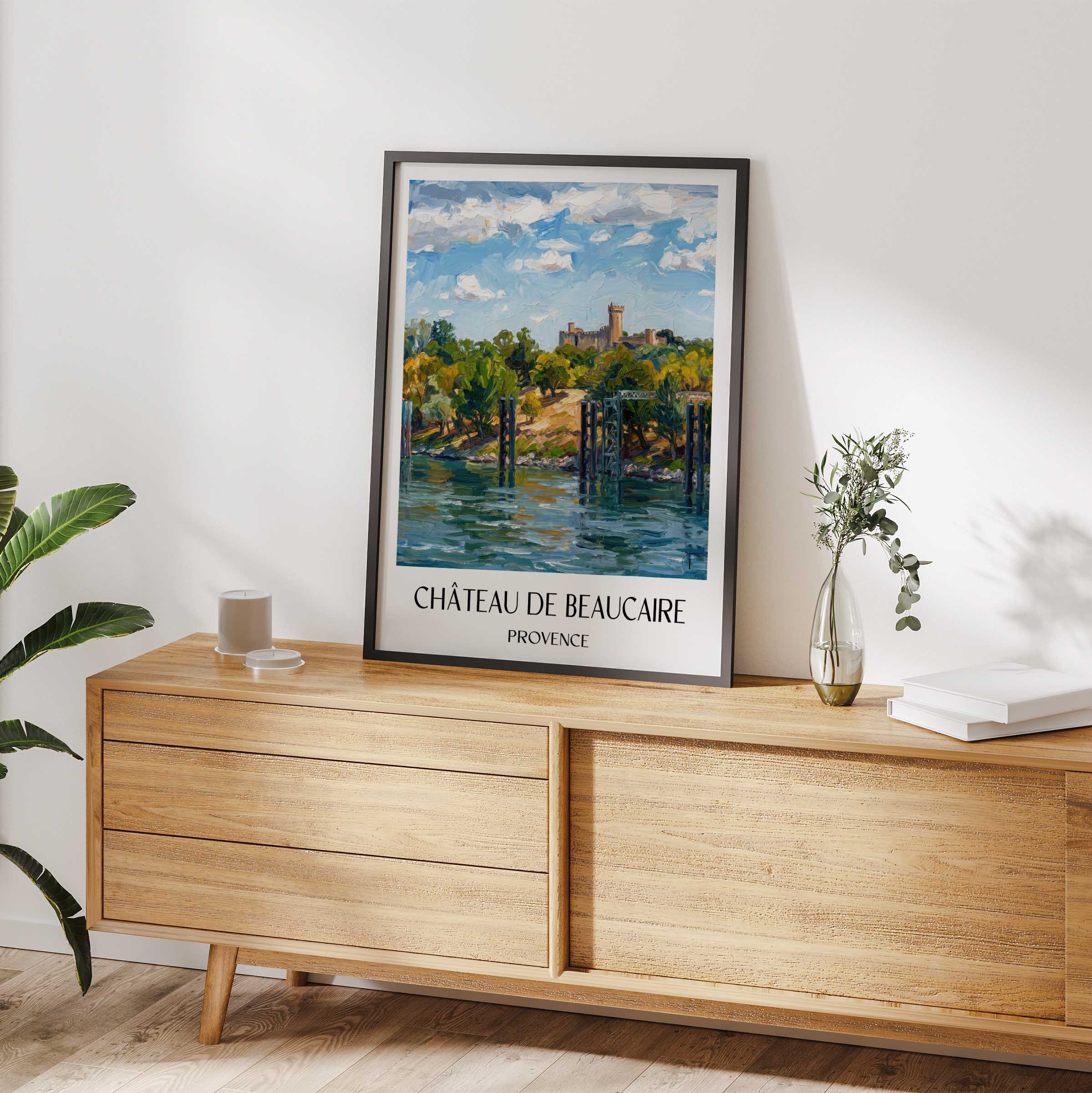 château-de-beaucaire-provence-frankreich-poster-oil-painting-oelgemaelde