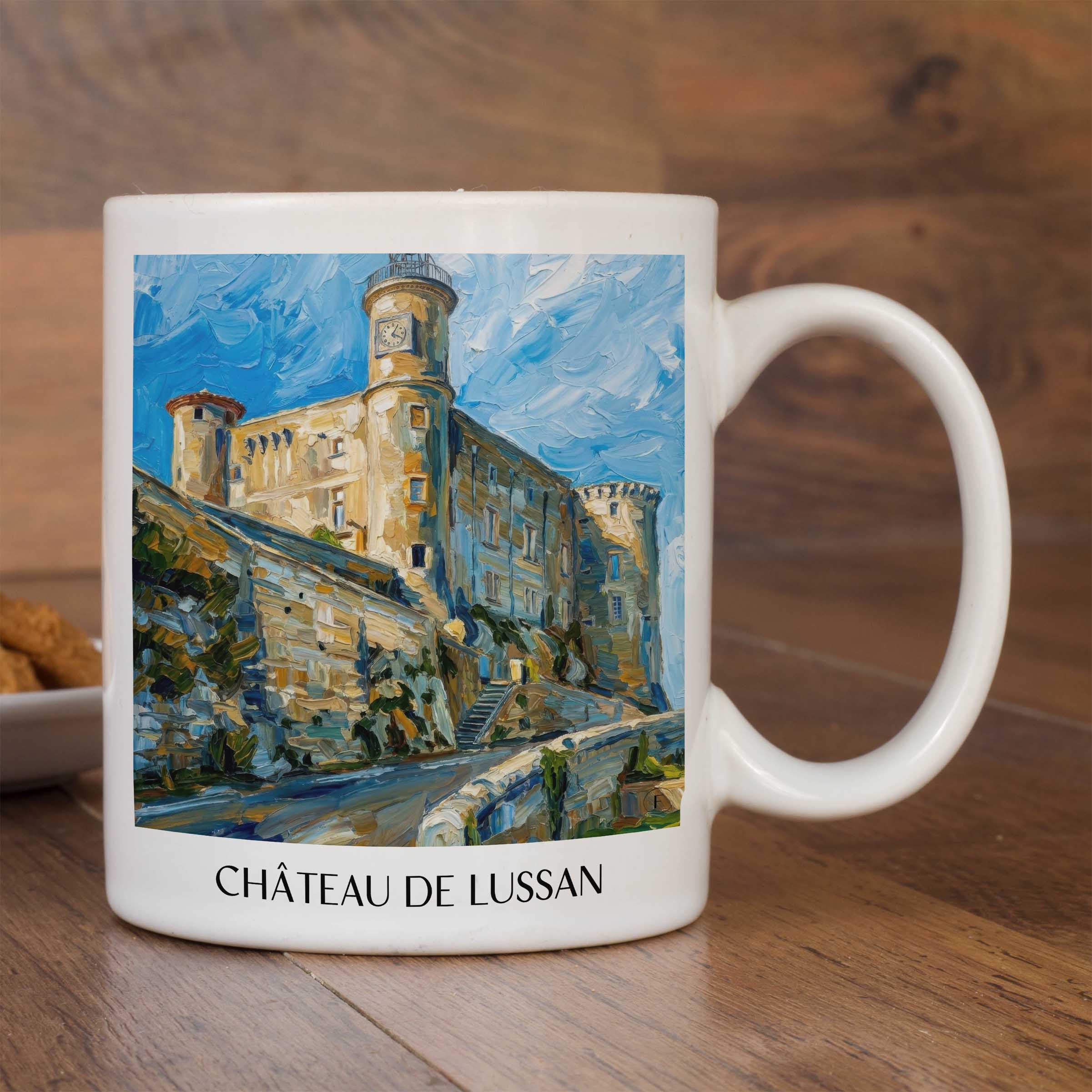 château-de-lussan-okzitanien-frankreich-kaffeebecher-oil-painting-oelgemaelde