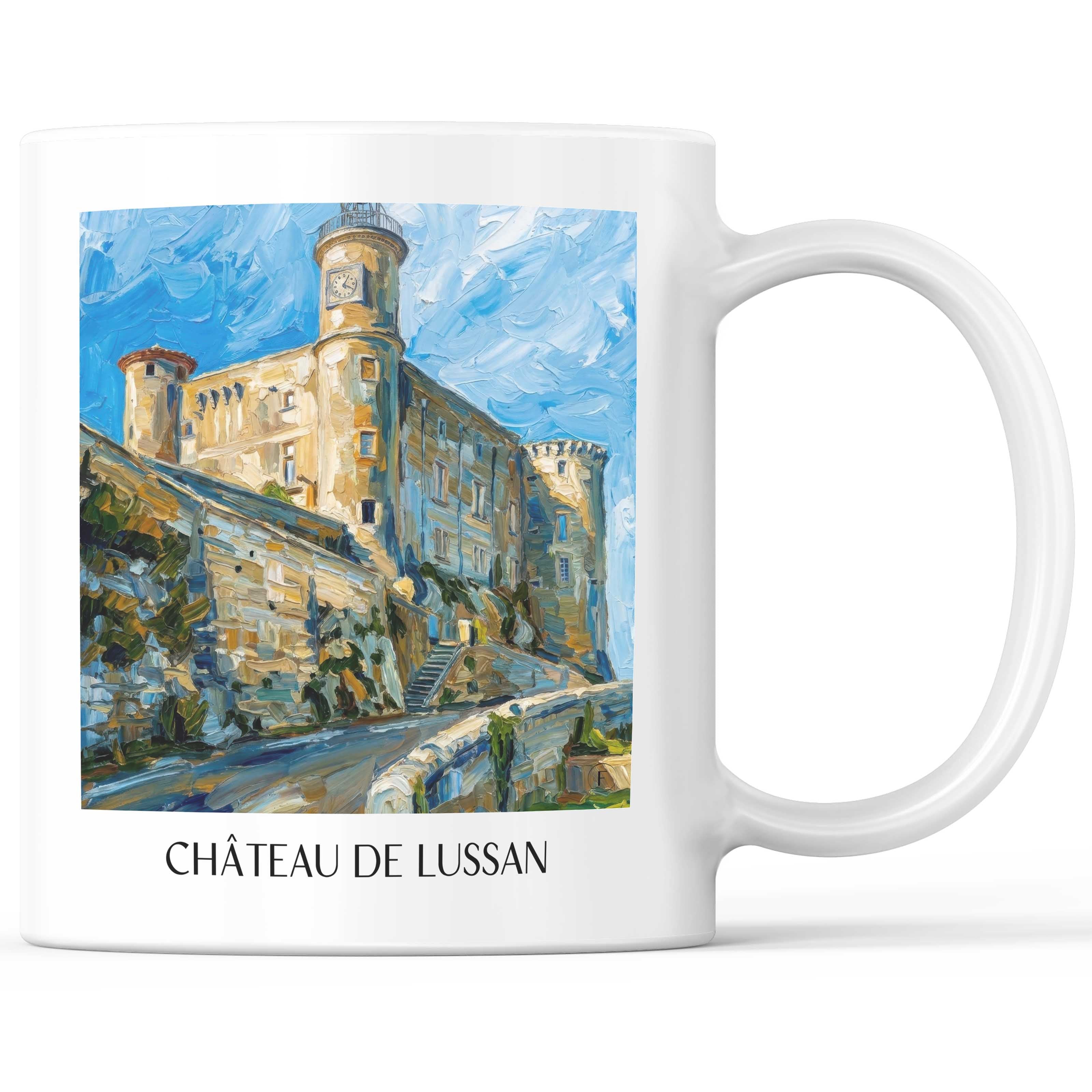 château-de-lussan-okzitanien-frankreich-kaffeebecher-oil-painting-oelgemaelde