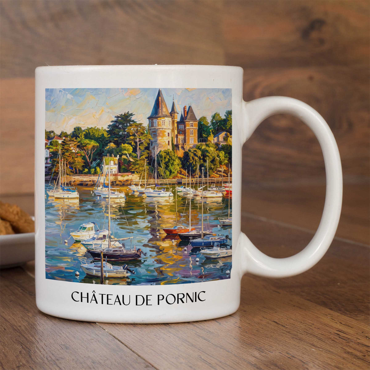 château-de-pornic-côte-de-jade-frankreich-kaffeebecher-oil-painting-oelgemaelde