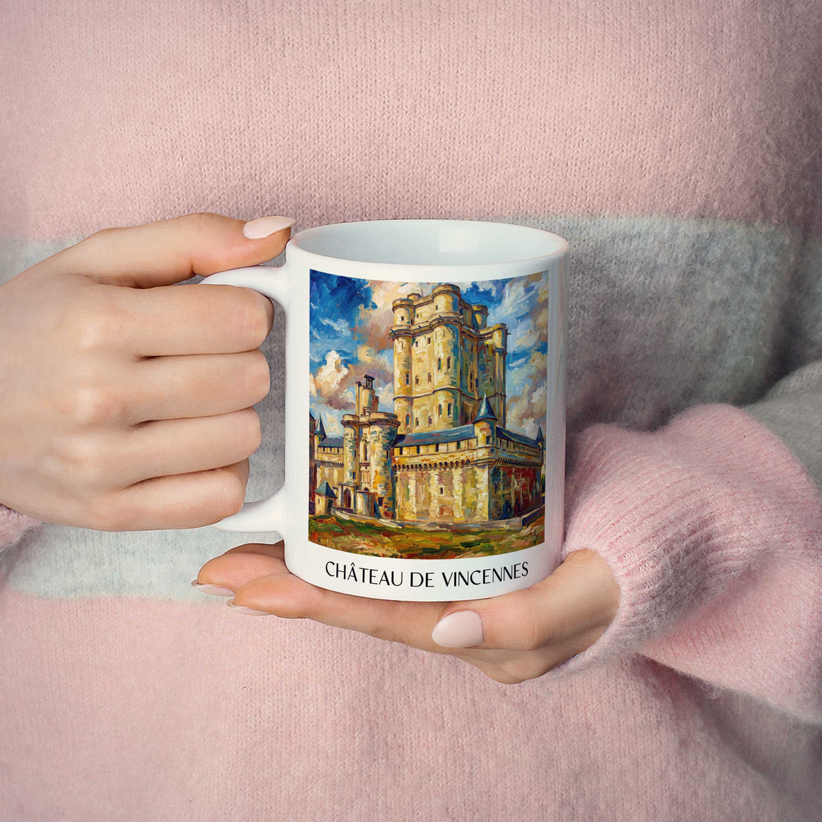 château-de-vincennes-île-de-france-frankreich-kaffeebecher-oil-painting-oelgemaelde