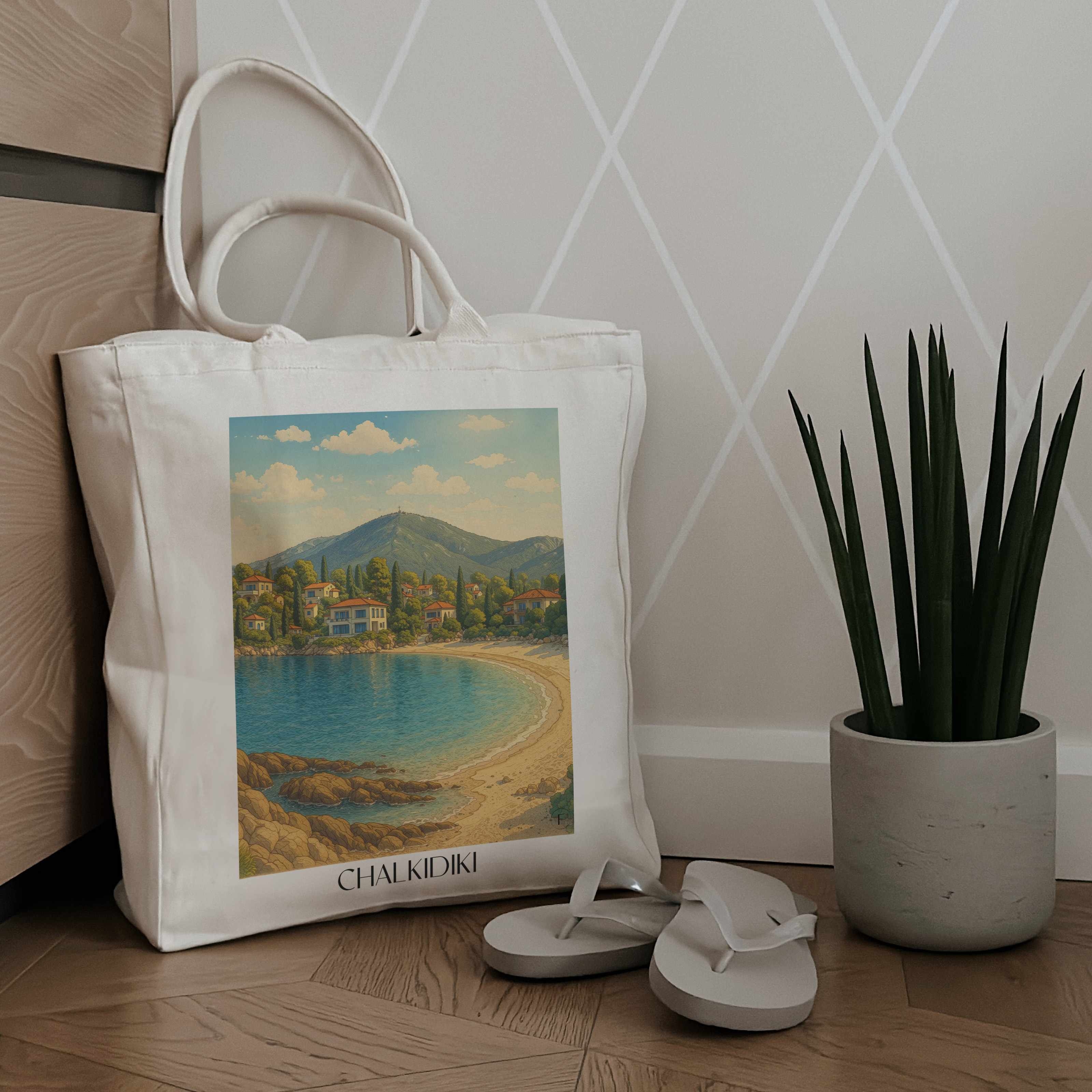 chalkidiki-griechenland-einkaufstasche-aquarell