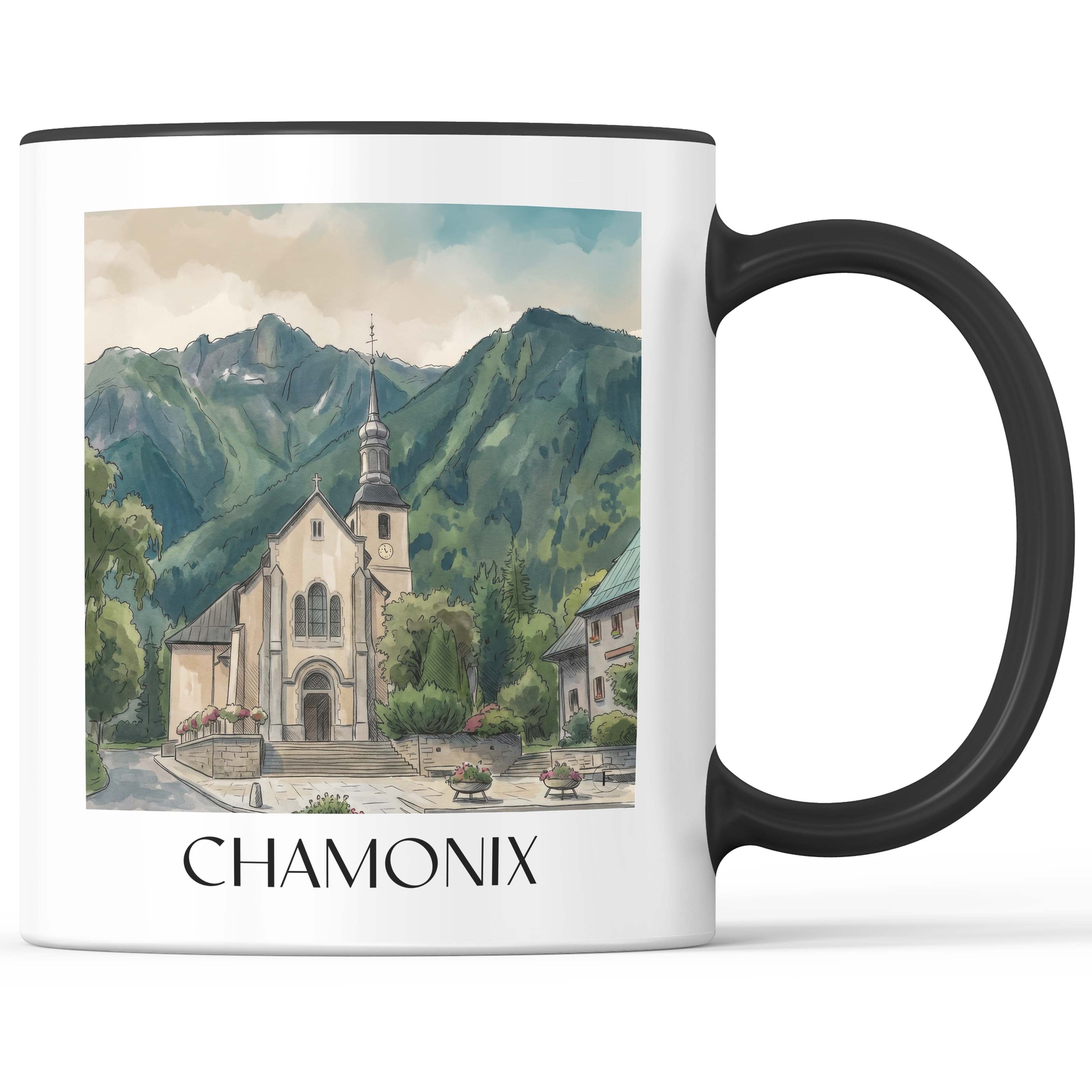 chamonix-frankreich-kaffeebecher-aquarell