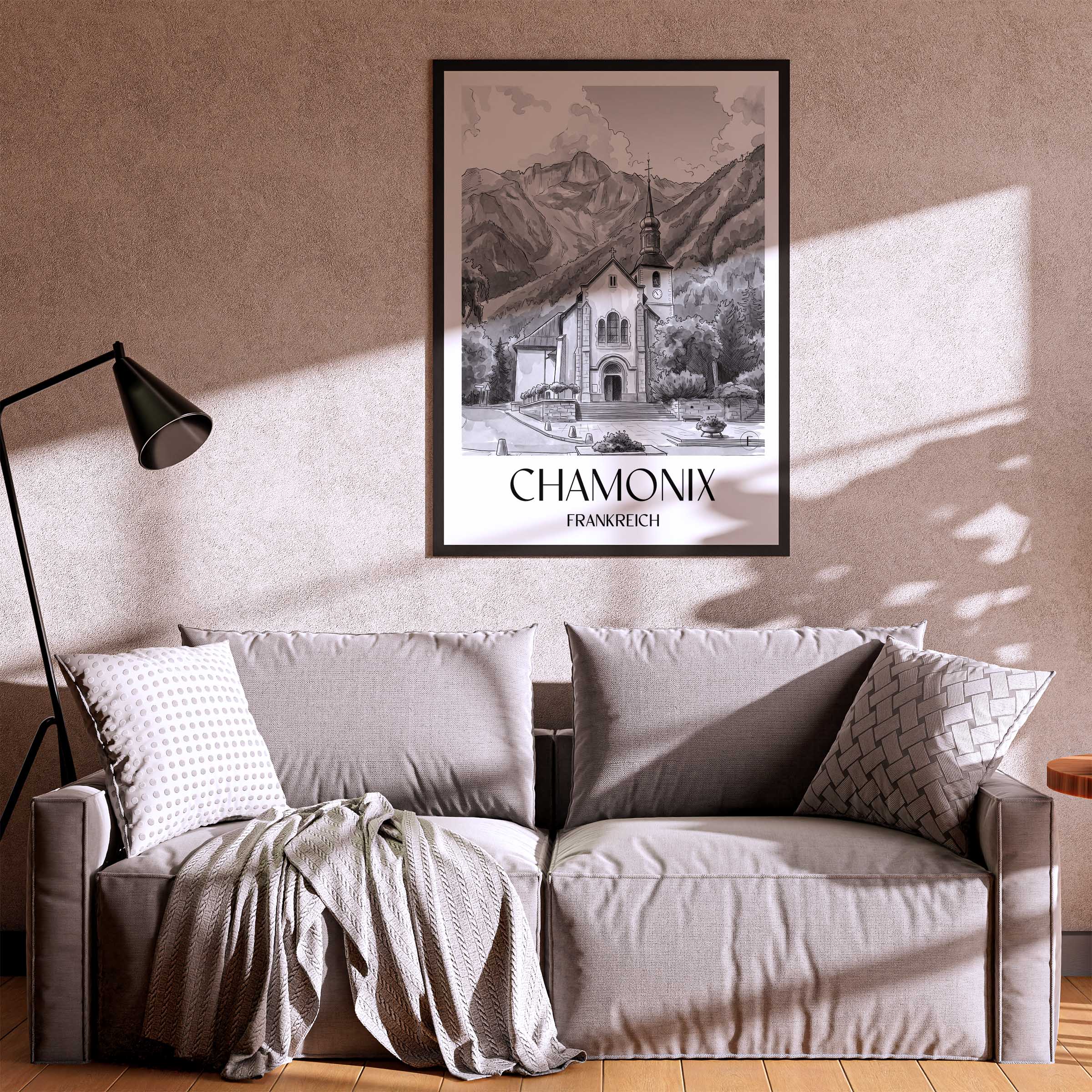 chamonix-frankreich-poster-aquarell-schwarz-weiss