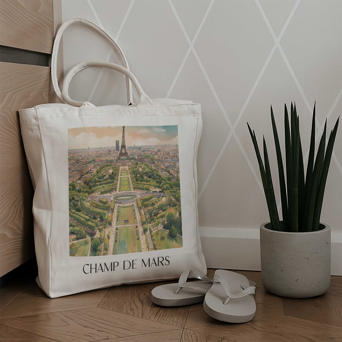 champ-de-mars-paris-frankreich-einkaufstasche-aquarell