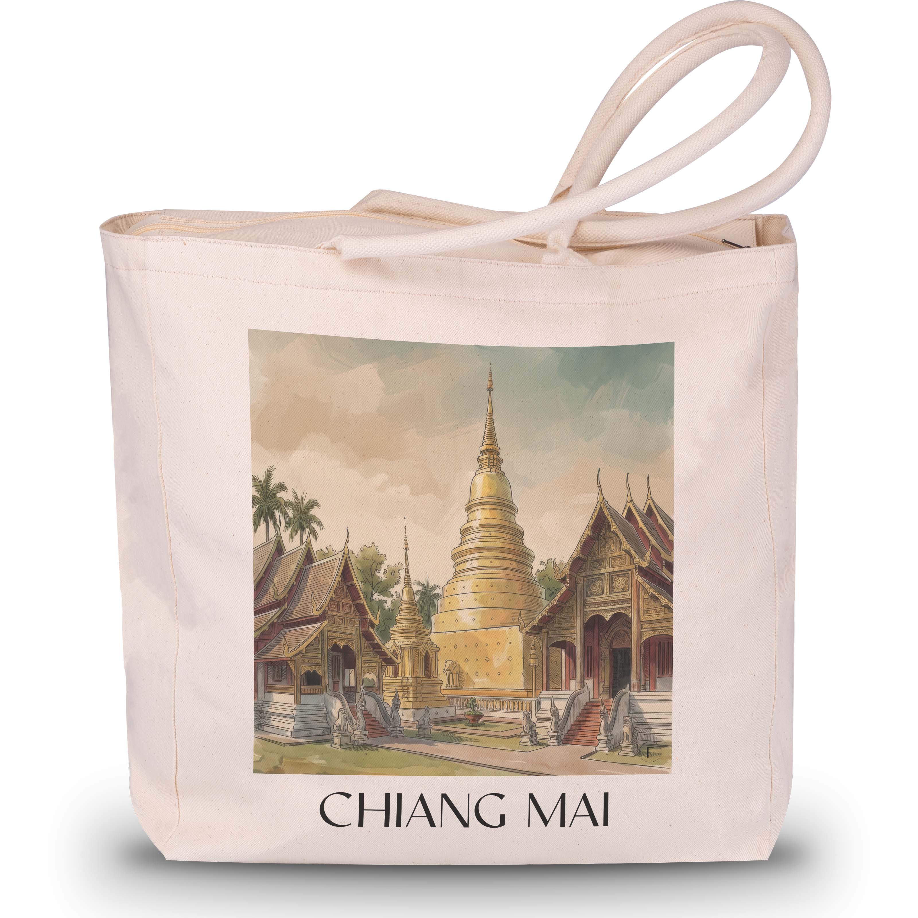 chiang-mai-thailand-einkaufstasche-aquarell